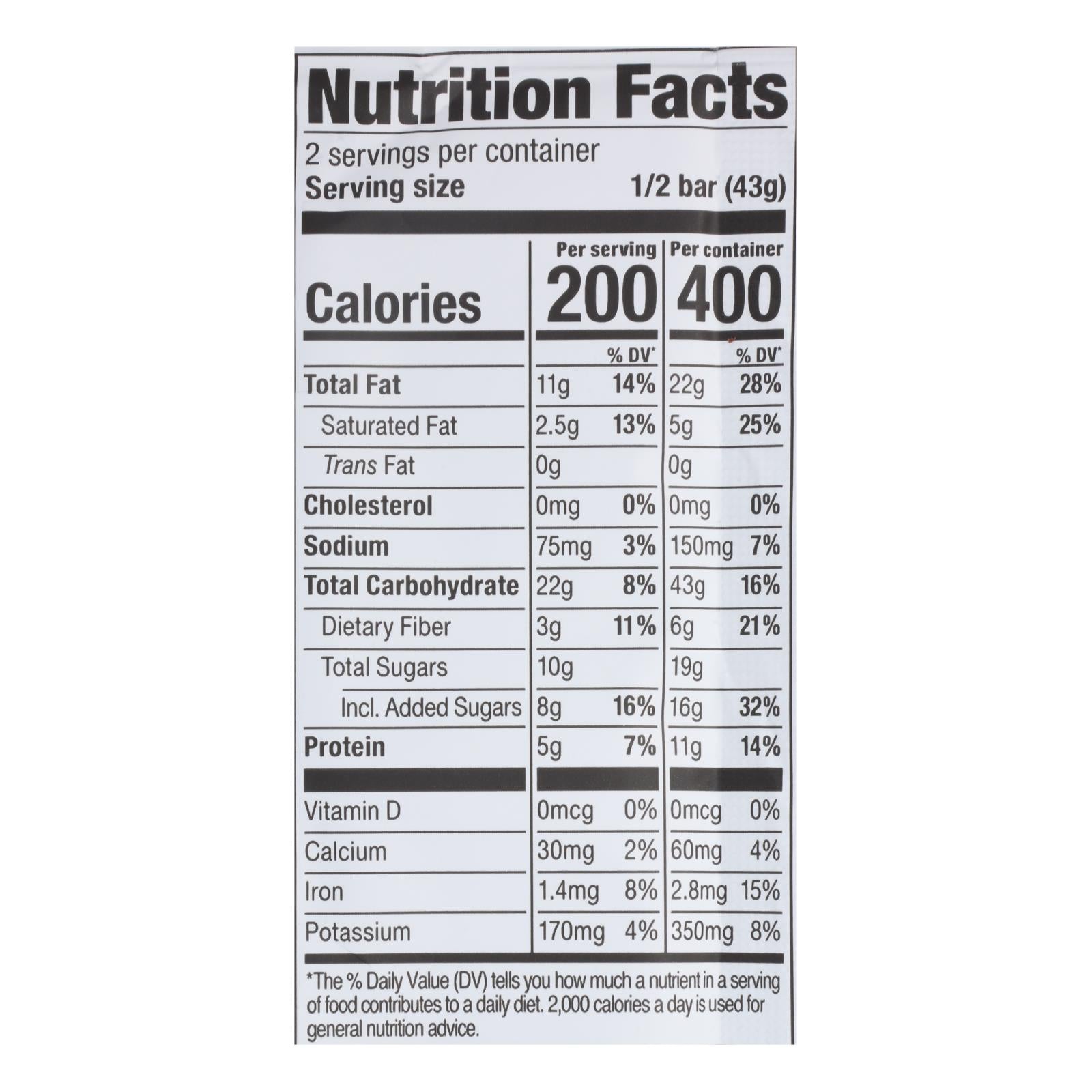 Pro Bar Organic Peanut Butter Chocolate Chip Bar - 3 Oz - Pack of 12