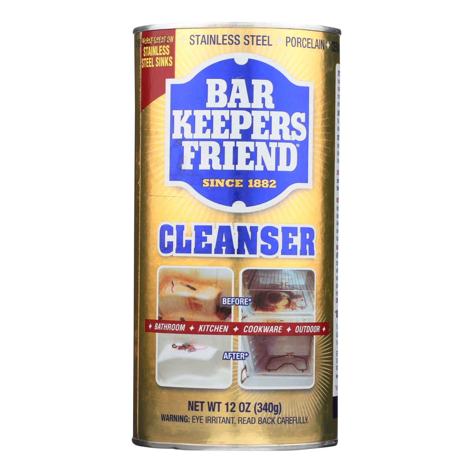 Bar Keepers Friend 12-Ounces Cans (Case of 12)