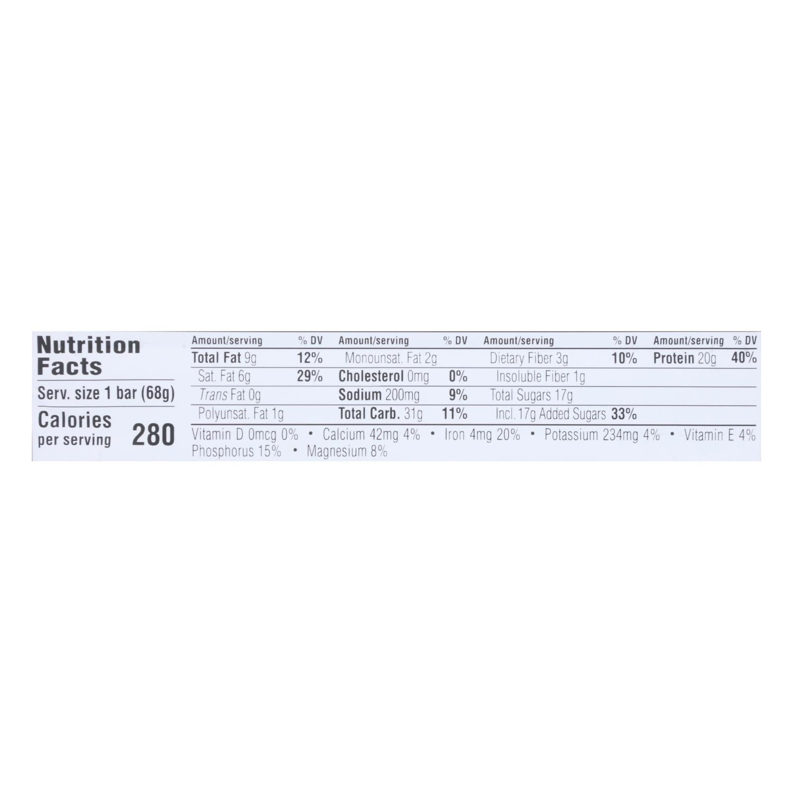 Clif Bar Builder's Bar - Chocolate Mint Delight, 2.4 Oz, Case of 12