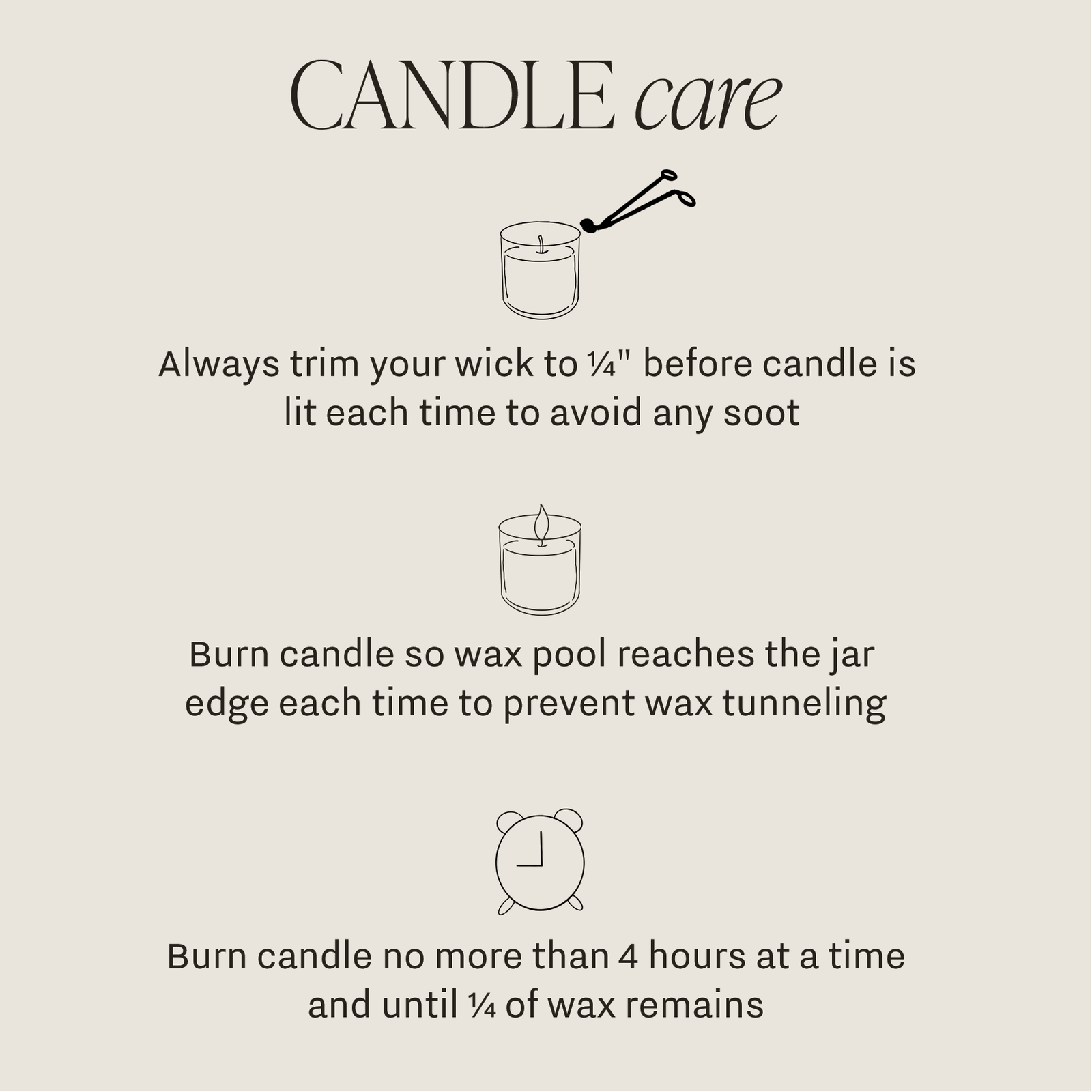 Christmas Soy Candle - Clear Jar - 9 oz