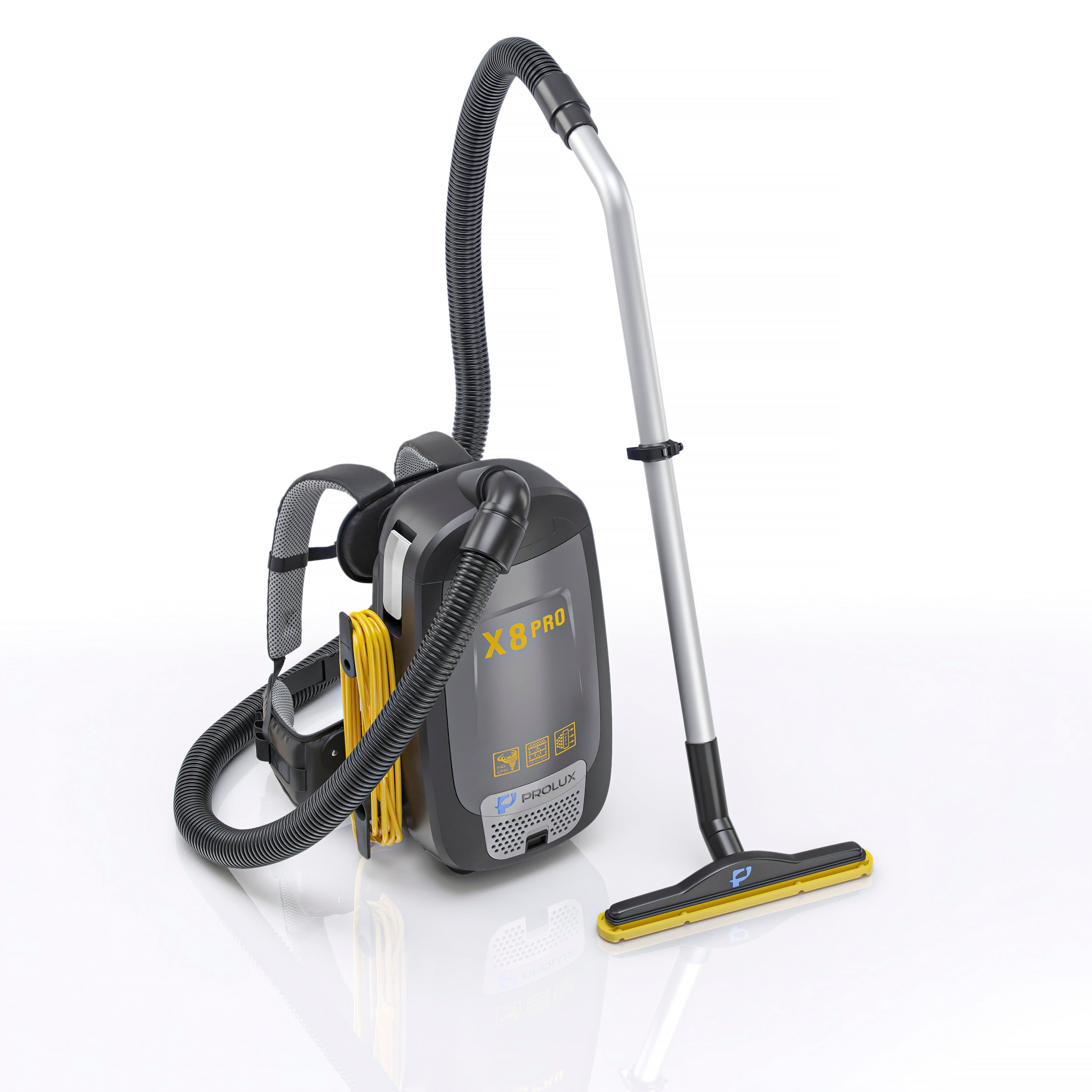 Prolux PLCX8P Pro Commercial Backpack Vacuum w/ Deluxe 1 1/2" Tool Kit
