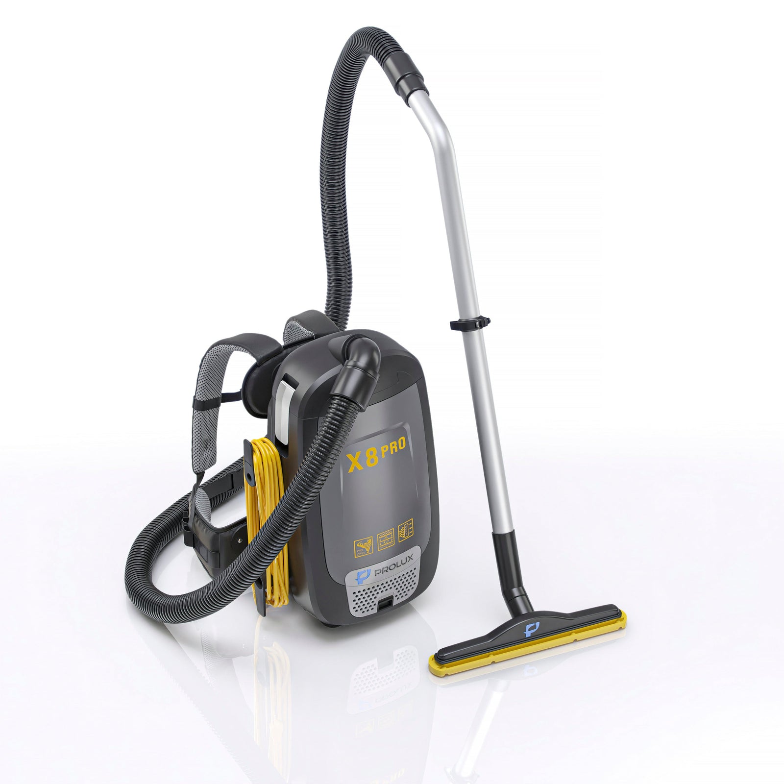 Prolux PLCX8P Pro Commercial Backpack Vacuum w/ Deluxe 1 1/2