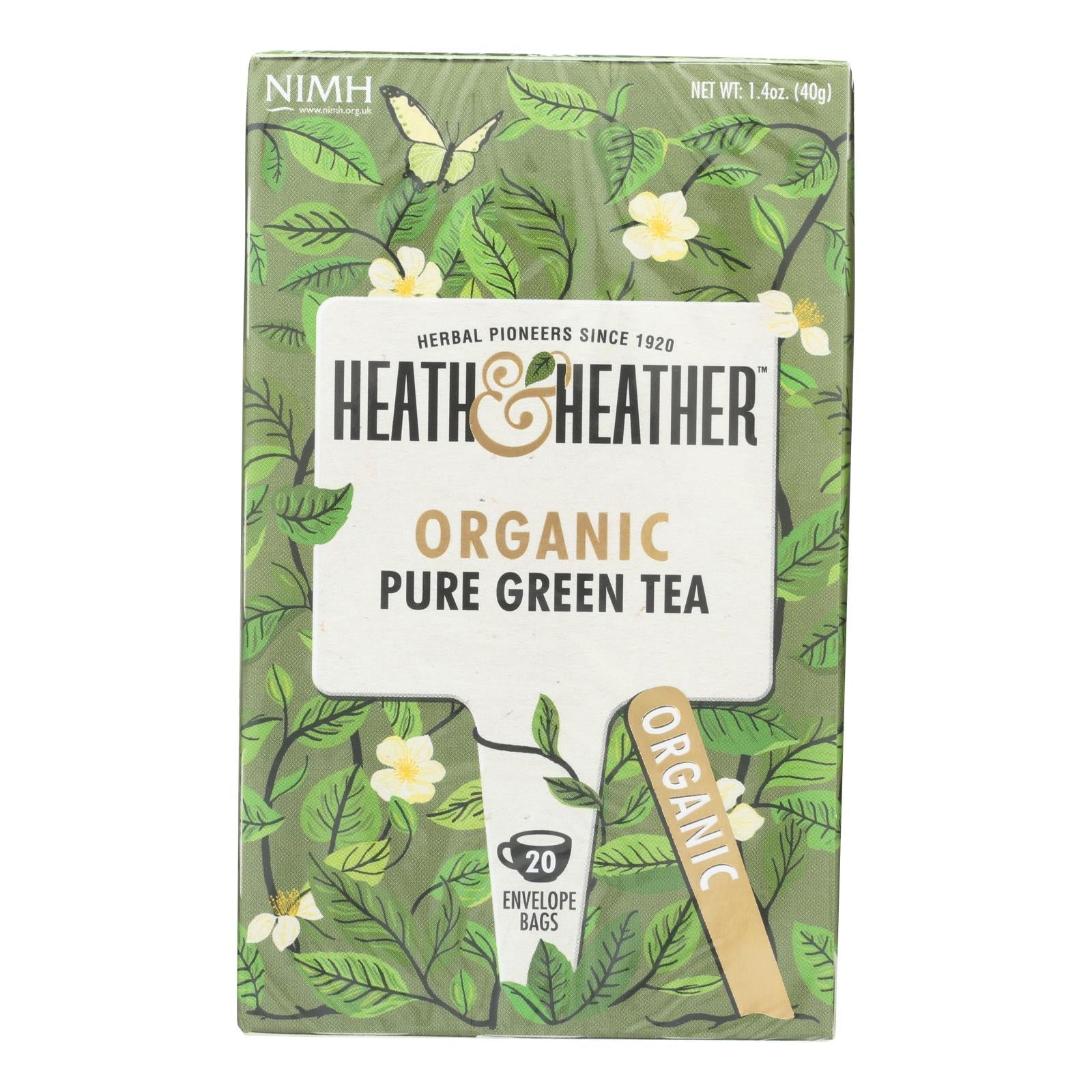 Heath & Heather Pure Green Tea (120 Ct.)