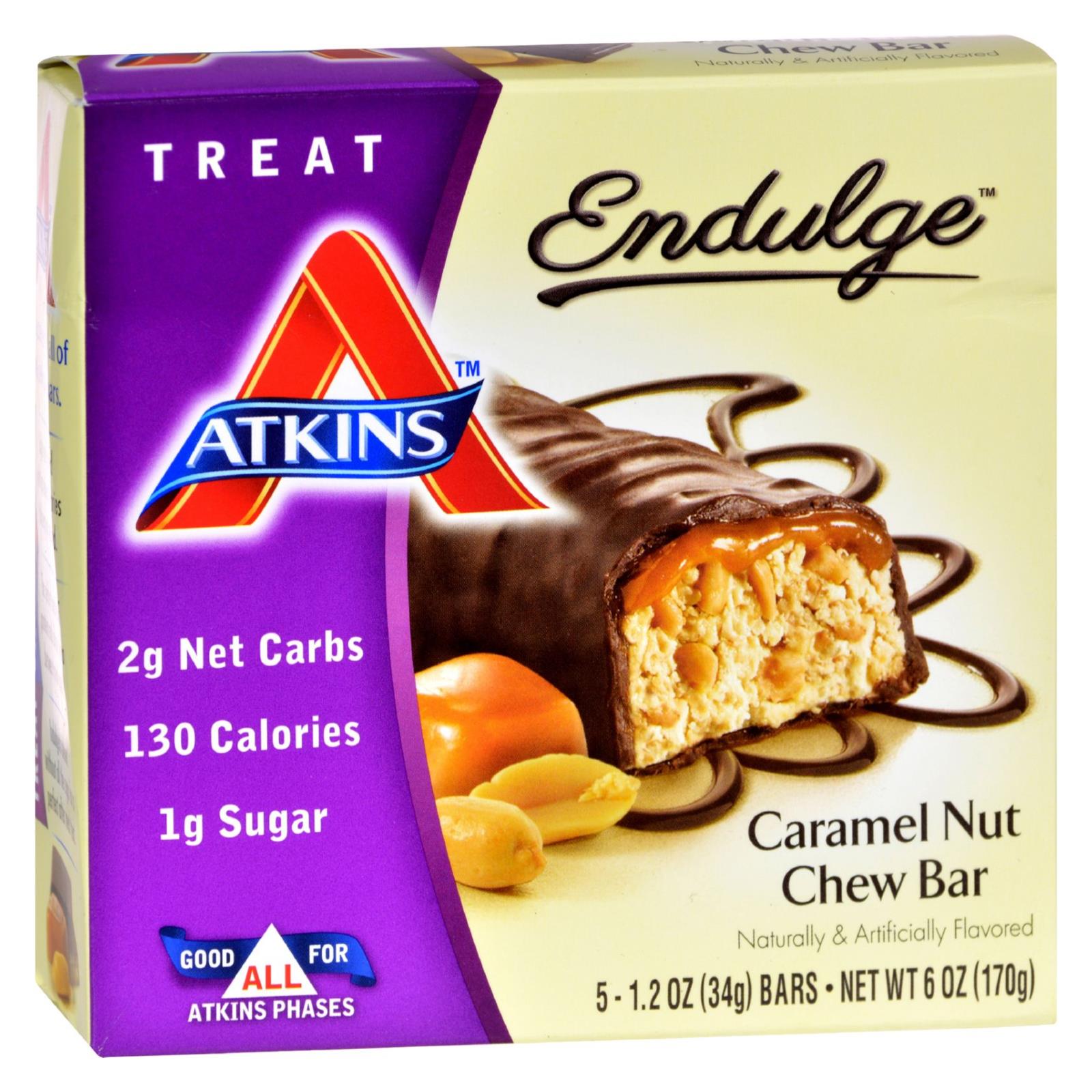 Atkins Endulge Caramel Nut Chew Bar (Pack of 5)