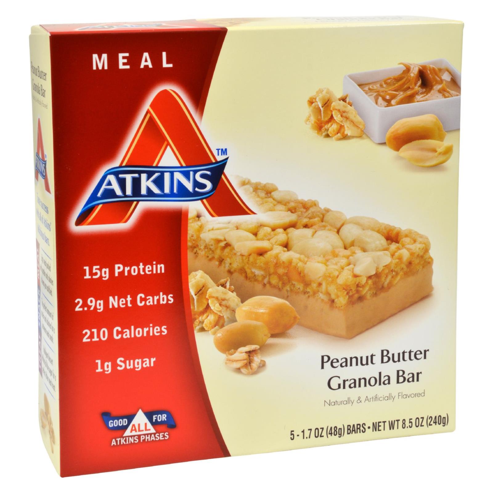 Atkins Advantage Peanut Butter Granola Bars (5-Pack)