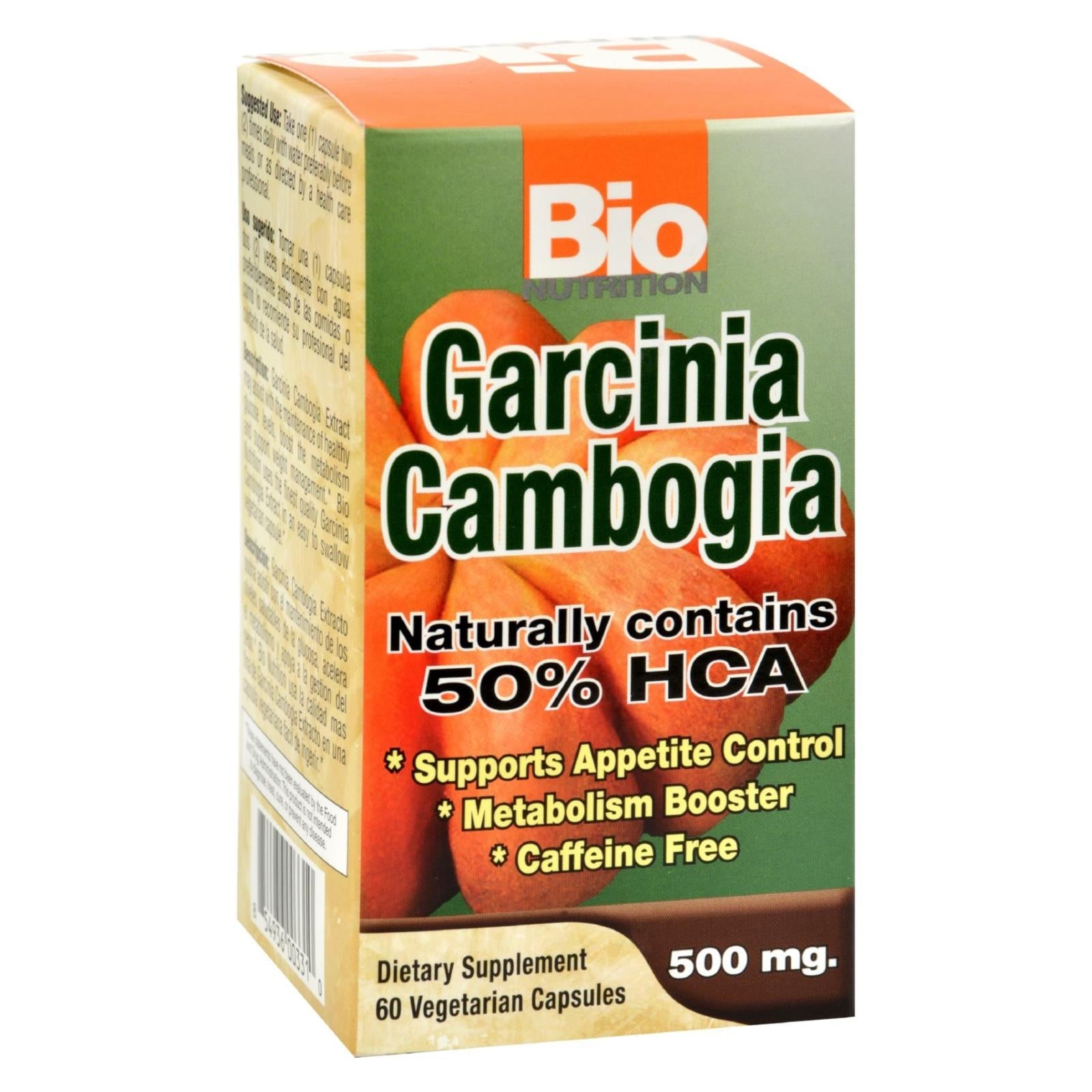 Bio Nutrition Garcinia Cambogia 500mg (60 Capsules) - Weight Management Supplement
