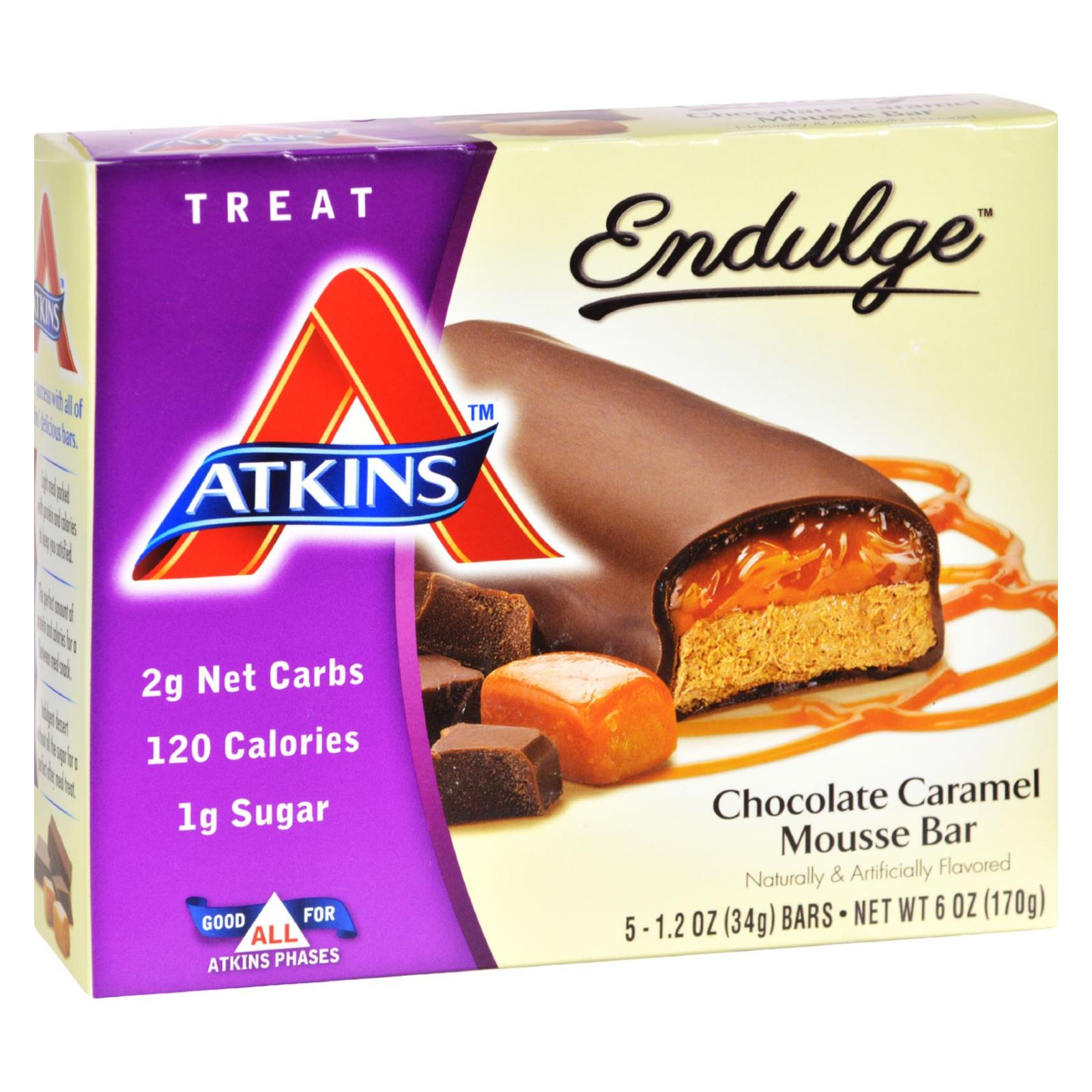 Atkins Endulge Bar (Pack of 5) Chocolate Caramel Mousse