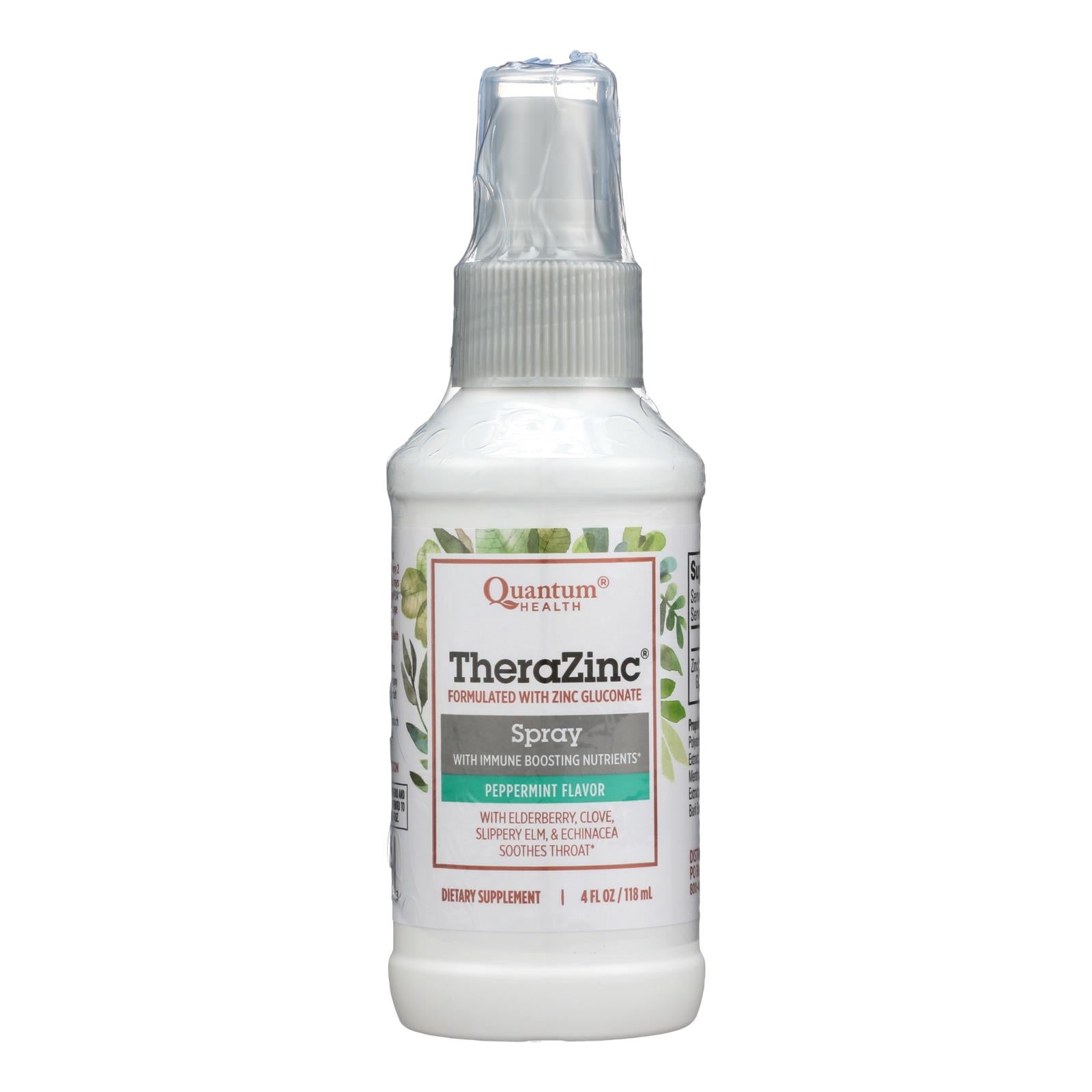 Quantum Therazinc Spray with Peppermint and Clove - 4 Fl Oz