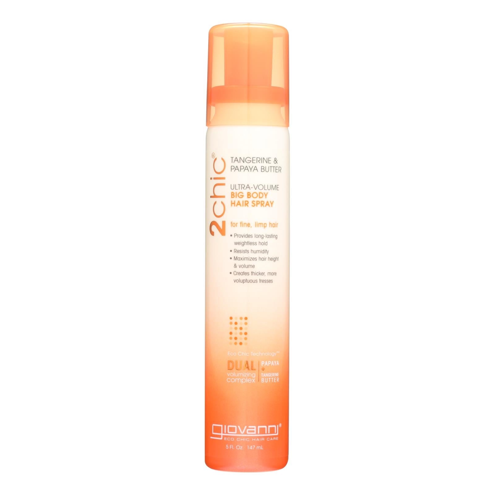 Giovanni 2chic Ultra-Volume Volumizing Hairspray, 5 Oz
