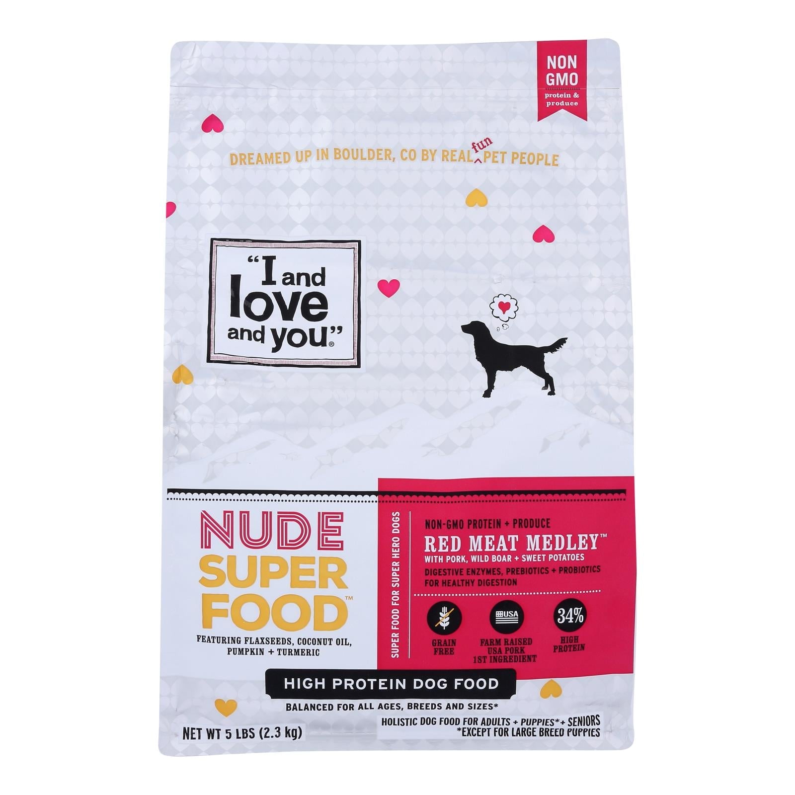 I and Love and You Premium Red Meat Medley, Grain-Free (Pack of 3 - 5 Lb.)