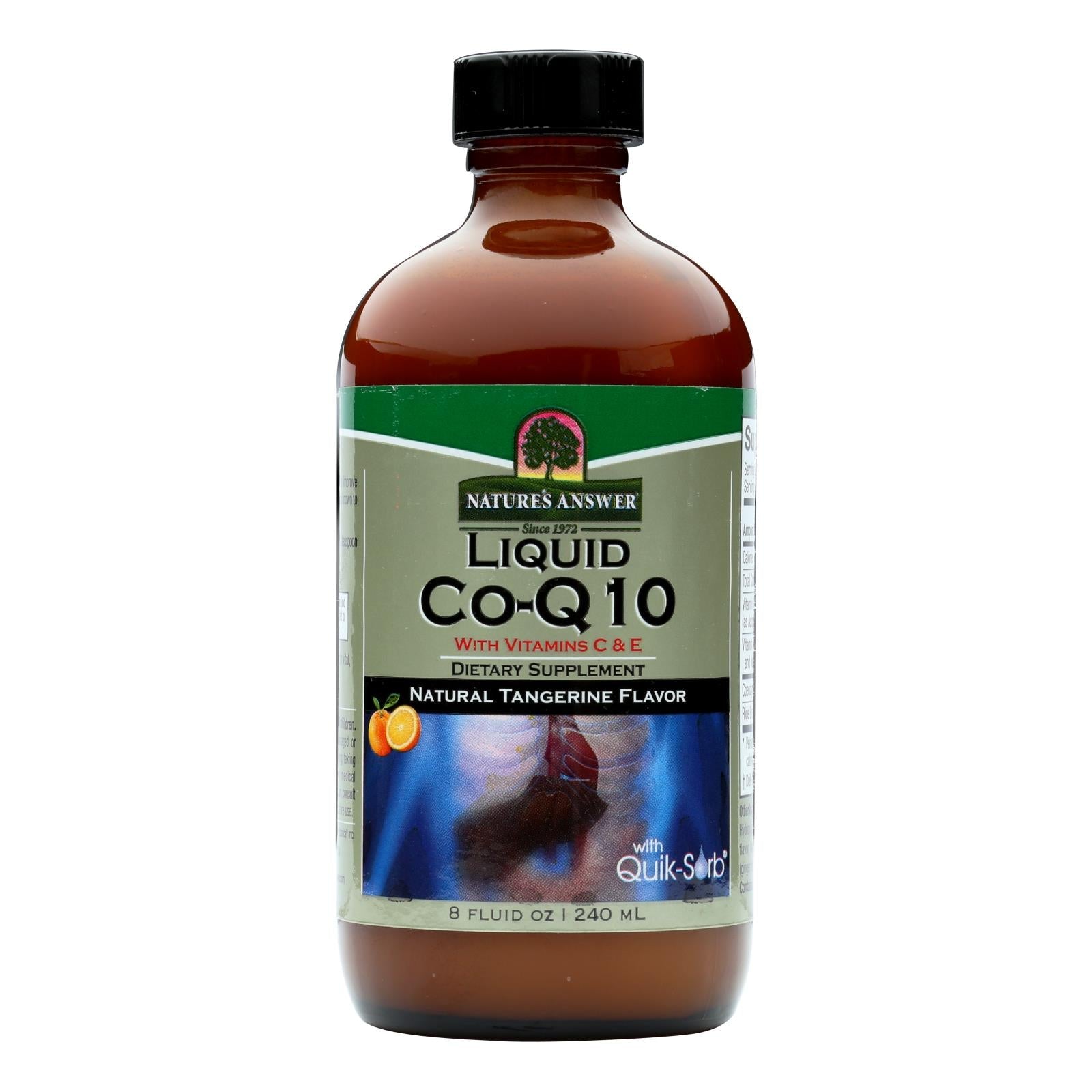Nature's Answer - Liquid Coenzyme Q10 - Heart Health Support - 8 Fluid Ounces