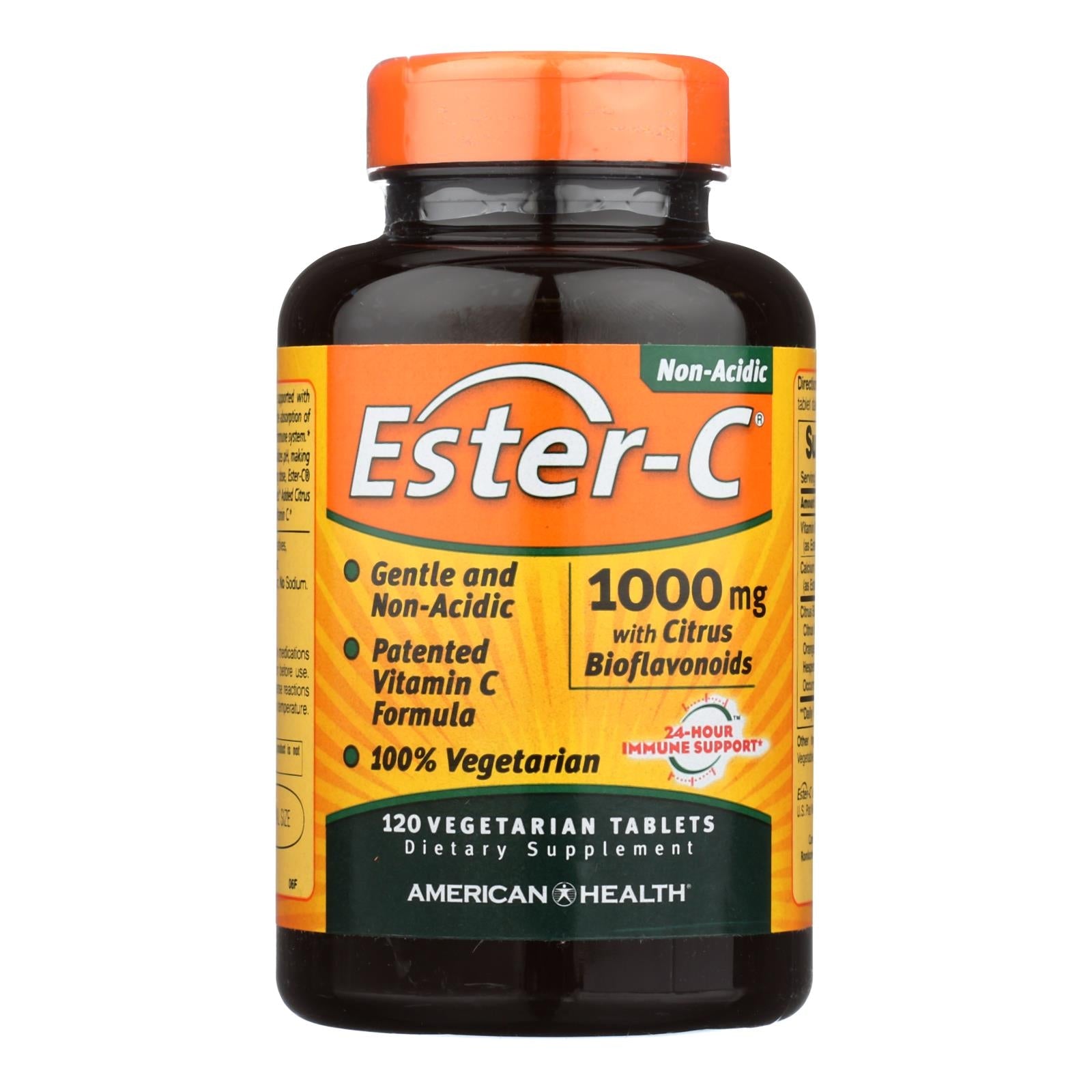 American Health Ester-C 1000 mg Vitamin C with Citrus Bioflavonoids - Pack of 120 Vegetarian Tablets