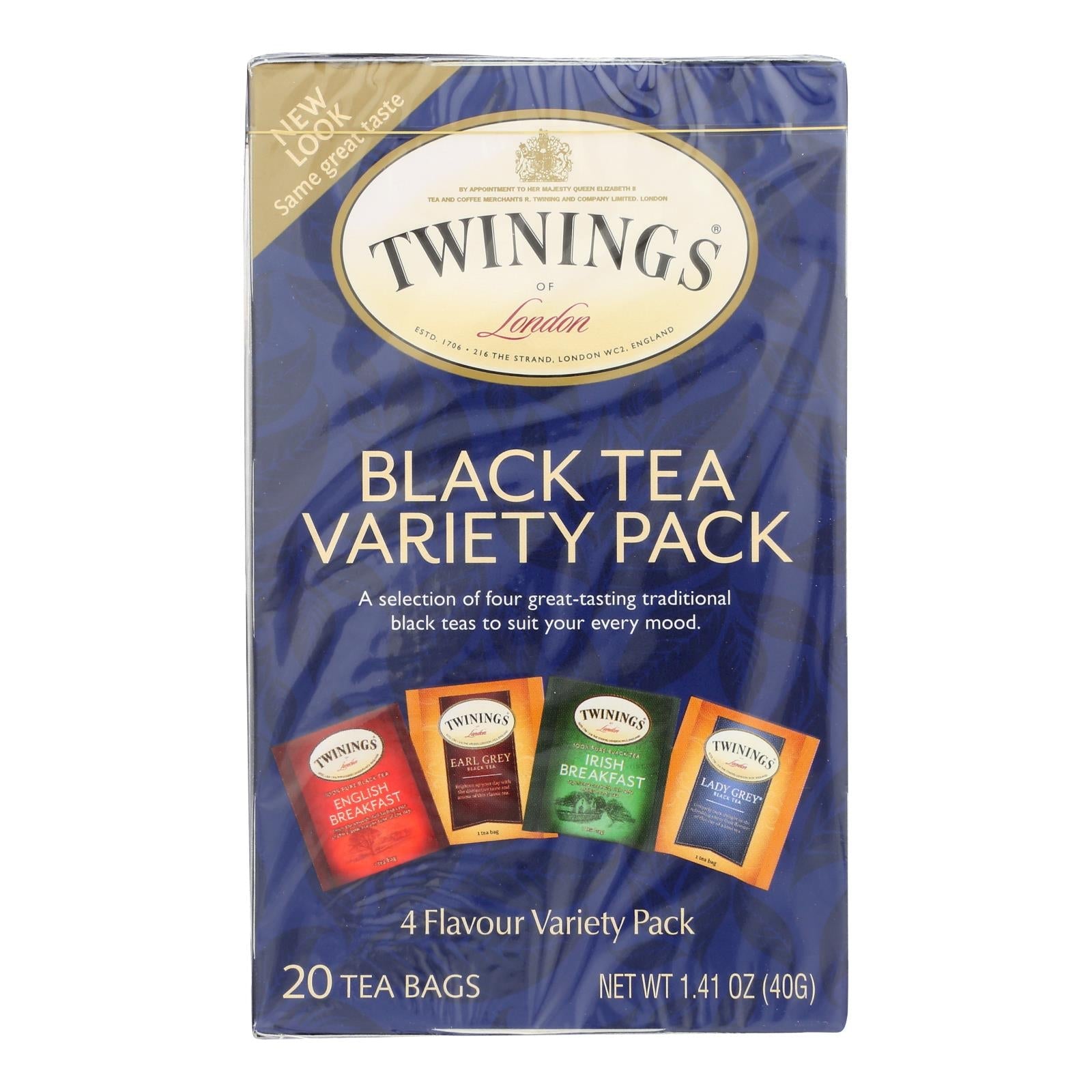 Twinings Black Tea, 120 Tea Bags (6 Packs of 20)