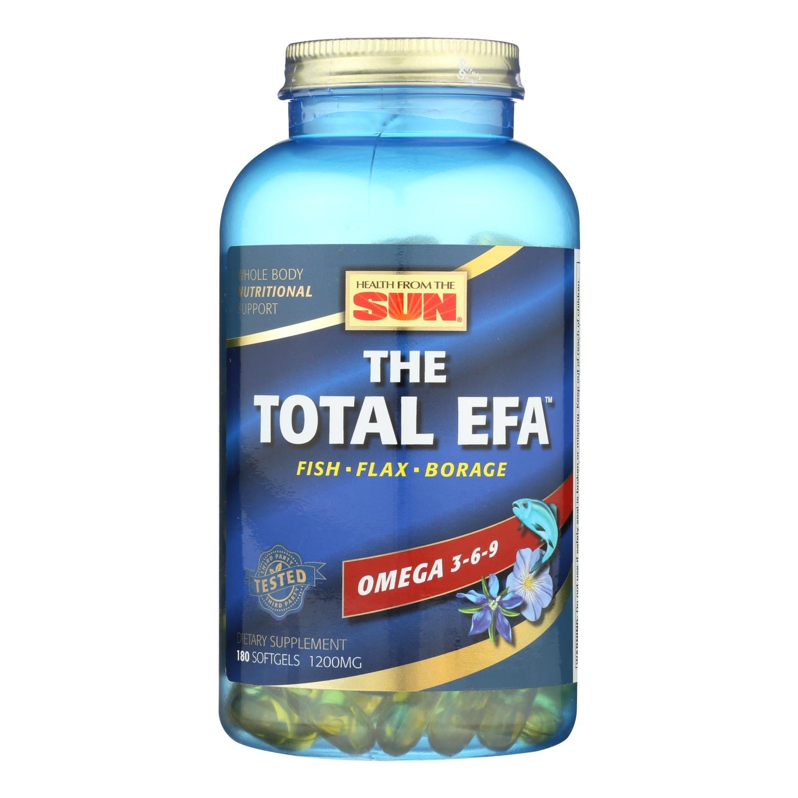 Natural Life Pet Products Total EFA 1200mg Sgels (Pack of 180)