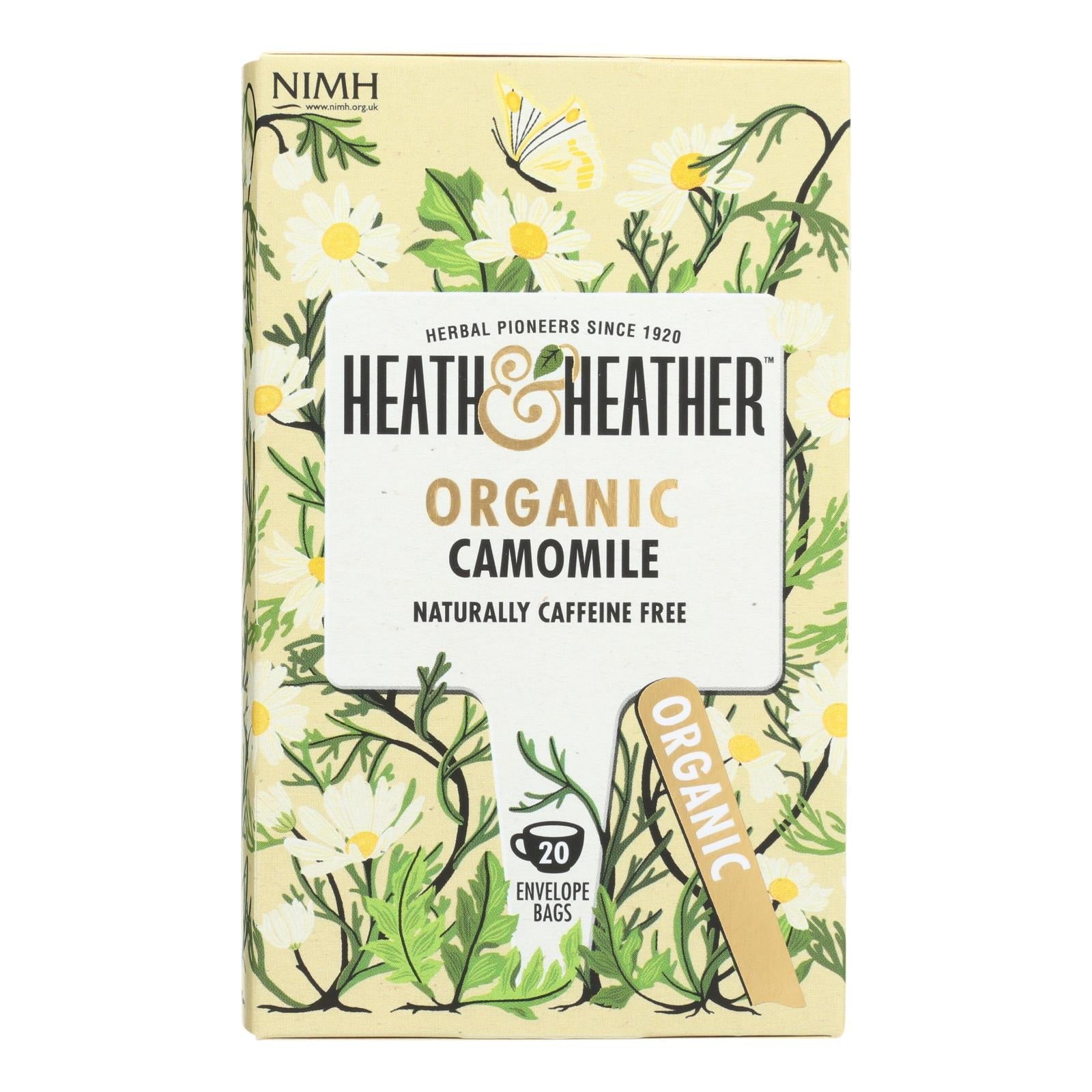 Heath & Heather Camomile Herbal Tea (Pack of 6 - 20 Ct.)