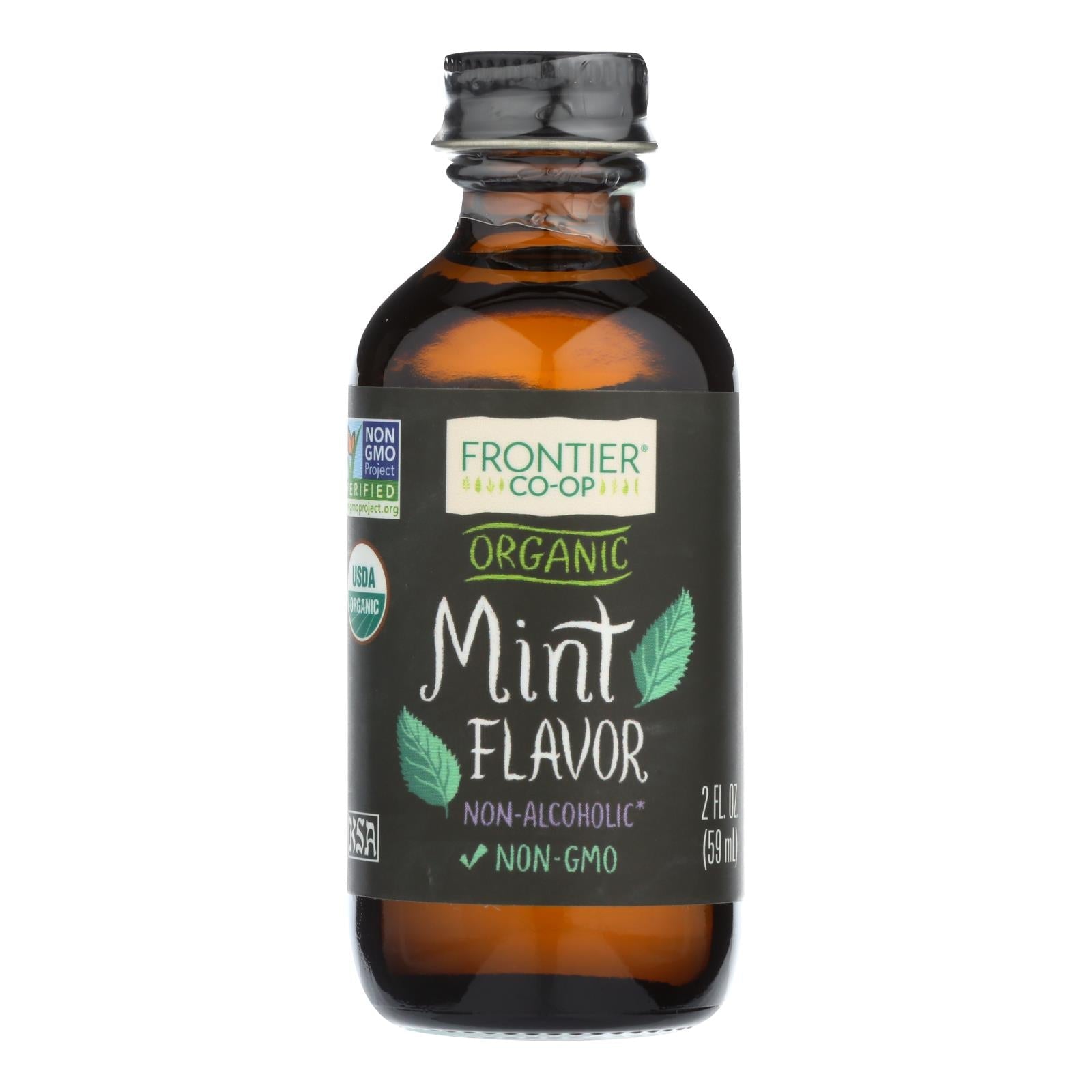 Frontier Herb - Organic  - Mint Flavor (2 Oz.)