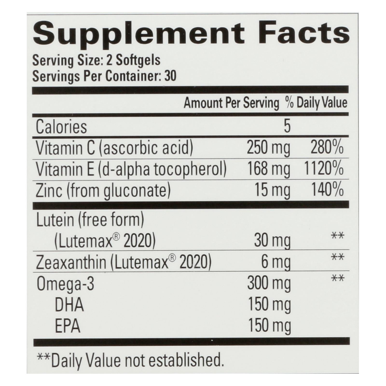 Quantum Research Macula 30 Eye Health 60 Softgels