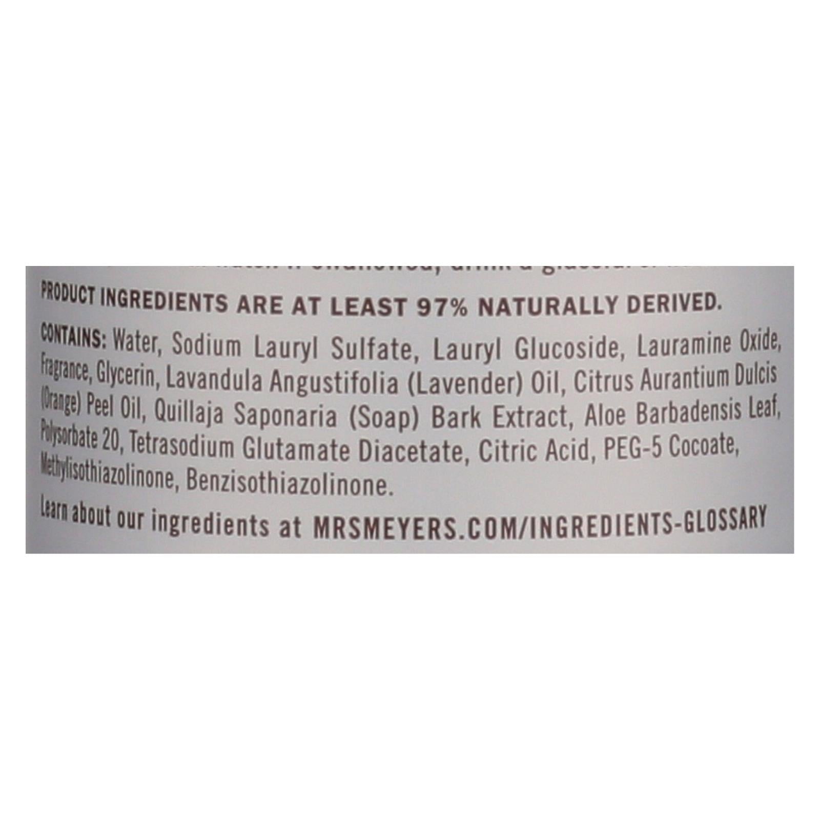 Mrs. Meyer's Clean Day Lavender Liquid Dish Soap, 6 Pack (16 Oz. Each)