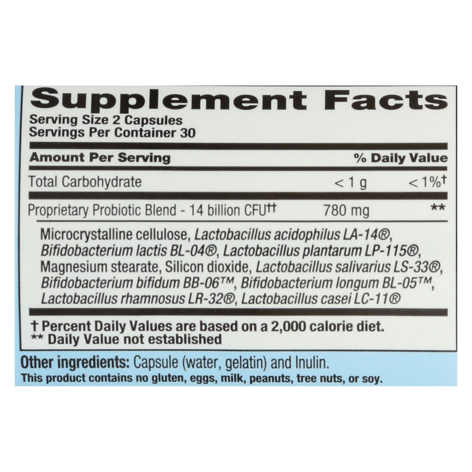 Nutrition Now PB 8 Pro-Biotic Acidophilus for Life, Supports Immune Health, 60 Capsules