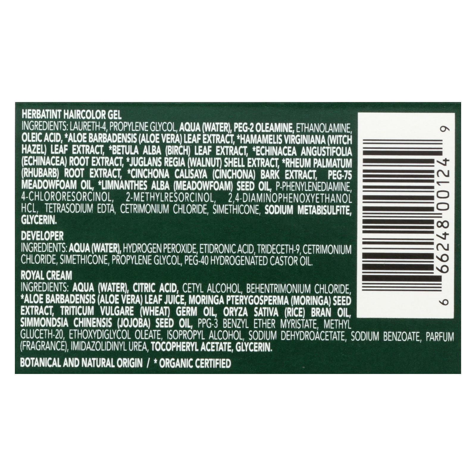 Herbatint 6C Dark Ash Blonde Permanent Herbal Hair Color Gel (135 mL)