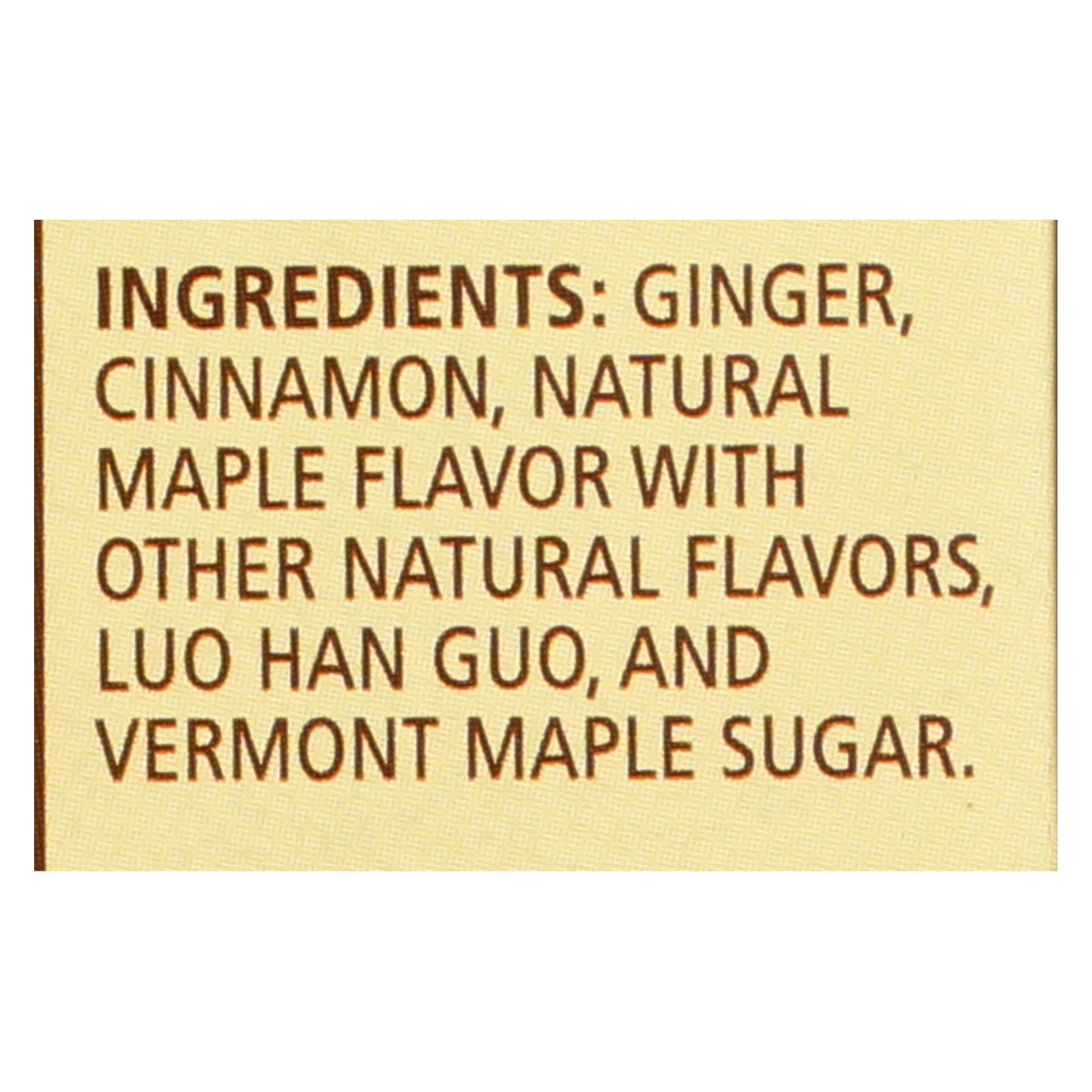 Celestial Seasonings Vermont Maple Ginger Herbal Tea (Pack of 6, 20 Bags)