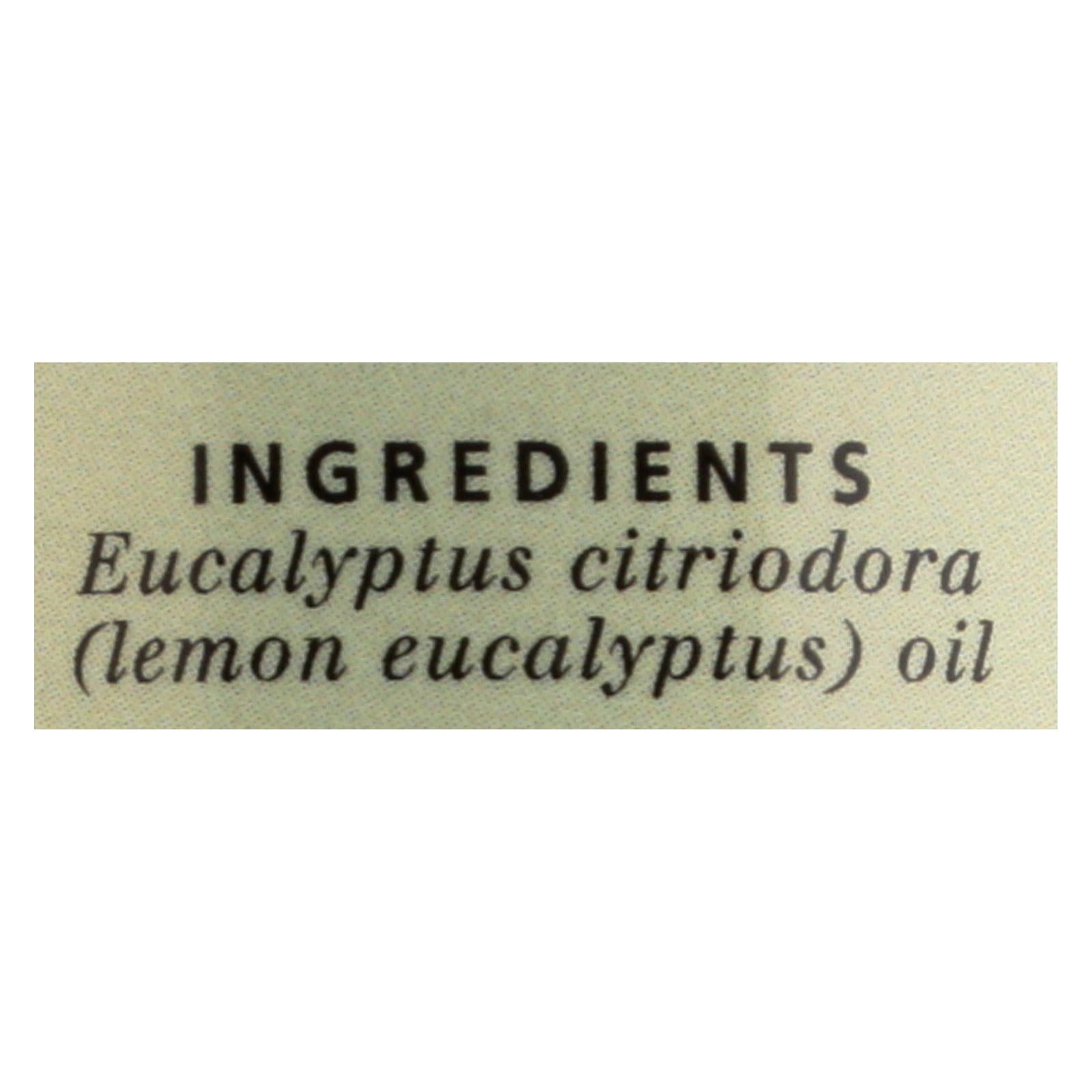 Aura Cacia Lemon Eucalyptus Essential Oil, 2 Fl Oz