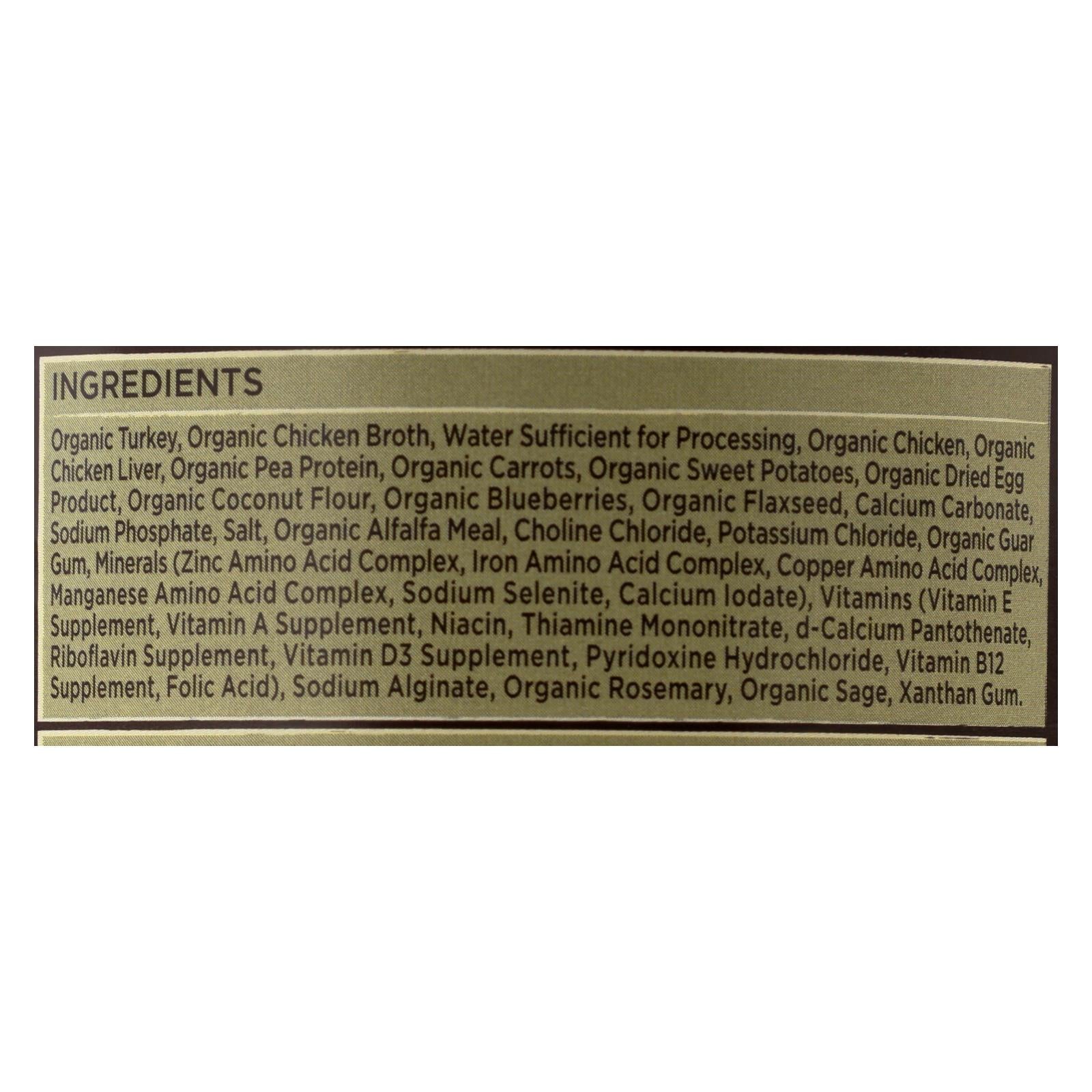 Castor & Pollux Organic Grain-Free Turkey Dinner Dog Food with Fresh Carrots and Sweet Potatoes - 12.7 Oz (Pack of 12)