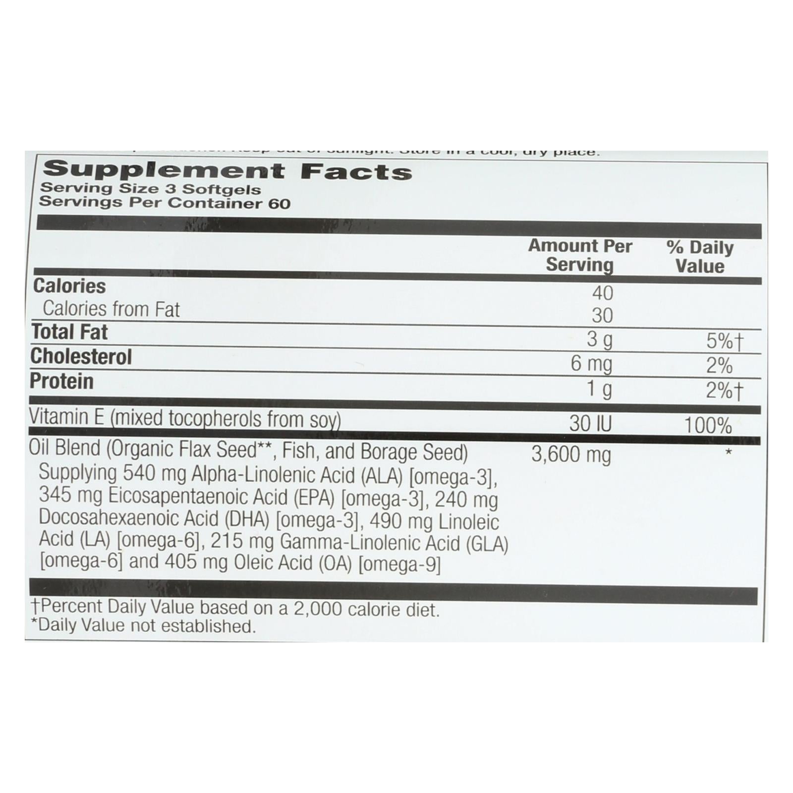 Natural Life Pet Products Total EFA 1200mg Sgels (Pack of 180)