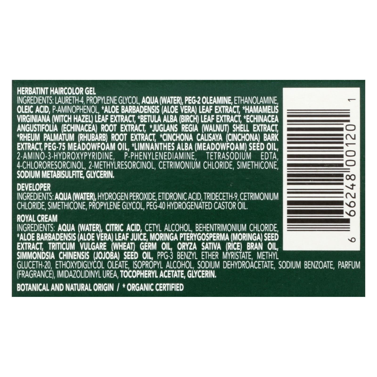 Herbatint 7R Copper Blonde Permanent Herbal Hair Colour Gel (135ml)