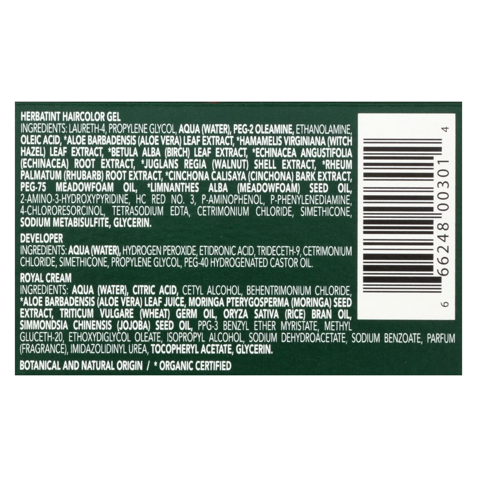 Herbatint Hair Color Kit Flash Fashion Henna Red FF1: Ammonia-Free, Vegan, Cruelty-Free