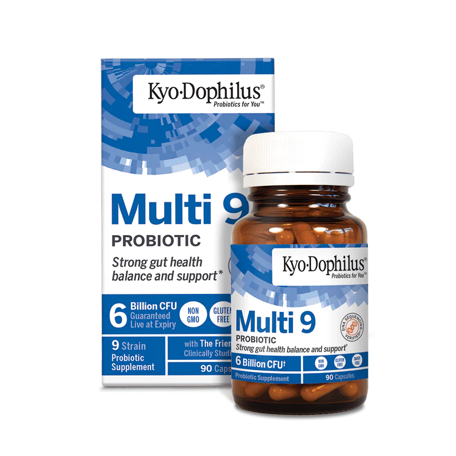 Kyolic Kyo-dophilus 9 Probiotic Supplement, 180 Capsules