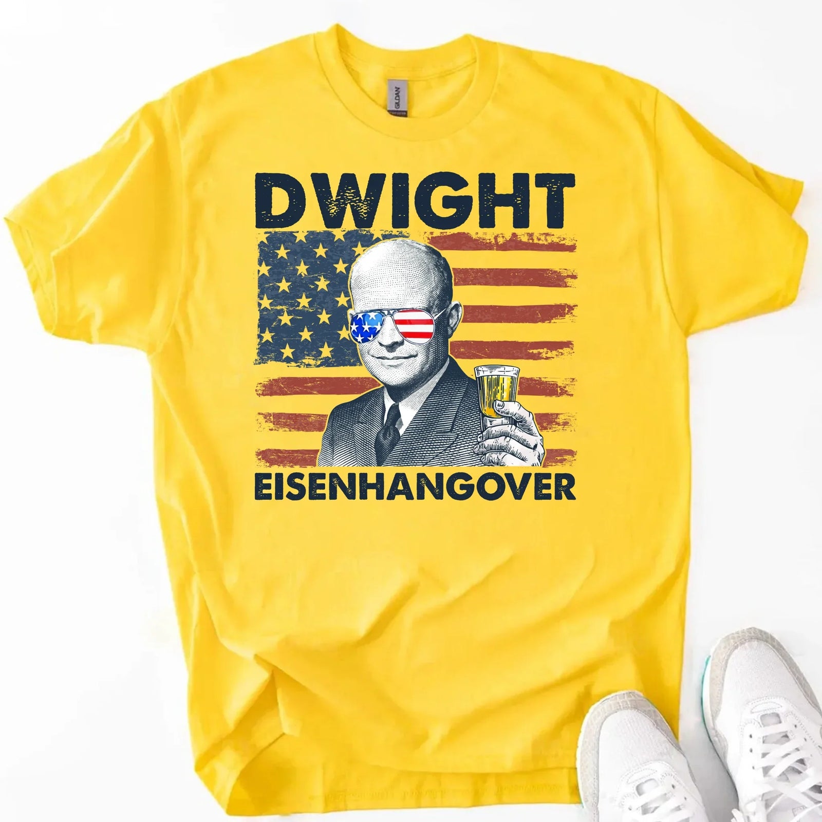 Eisenhangover 4th of July Shirt – Funny Dwight Eisenhower Boozy Tee