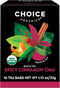 Choice Organics Cinnamon Chai Tea, 16 ct (Pack of 6) - Organic Herbal Infusion