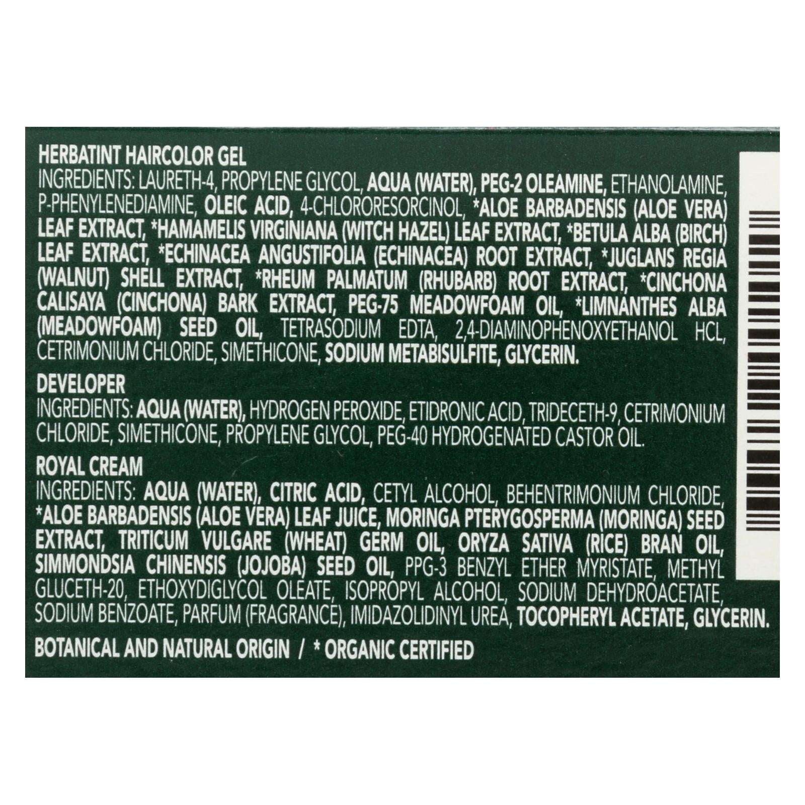 Herbatint Permanent Herbal Hair Colour Gel: 2N Brown, 135ml