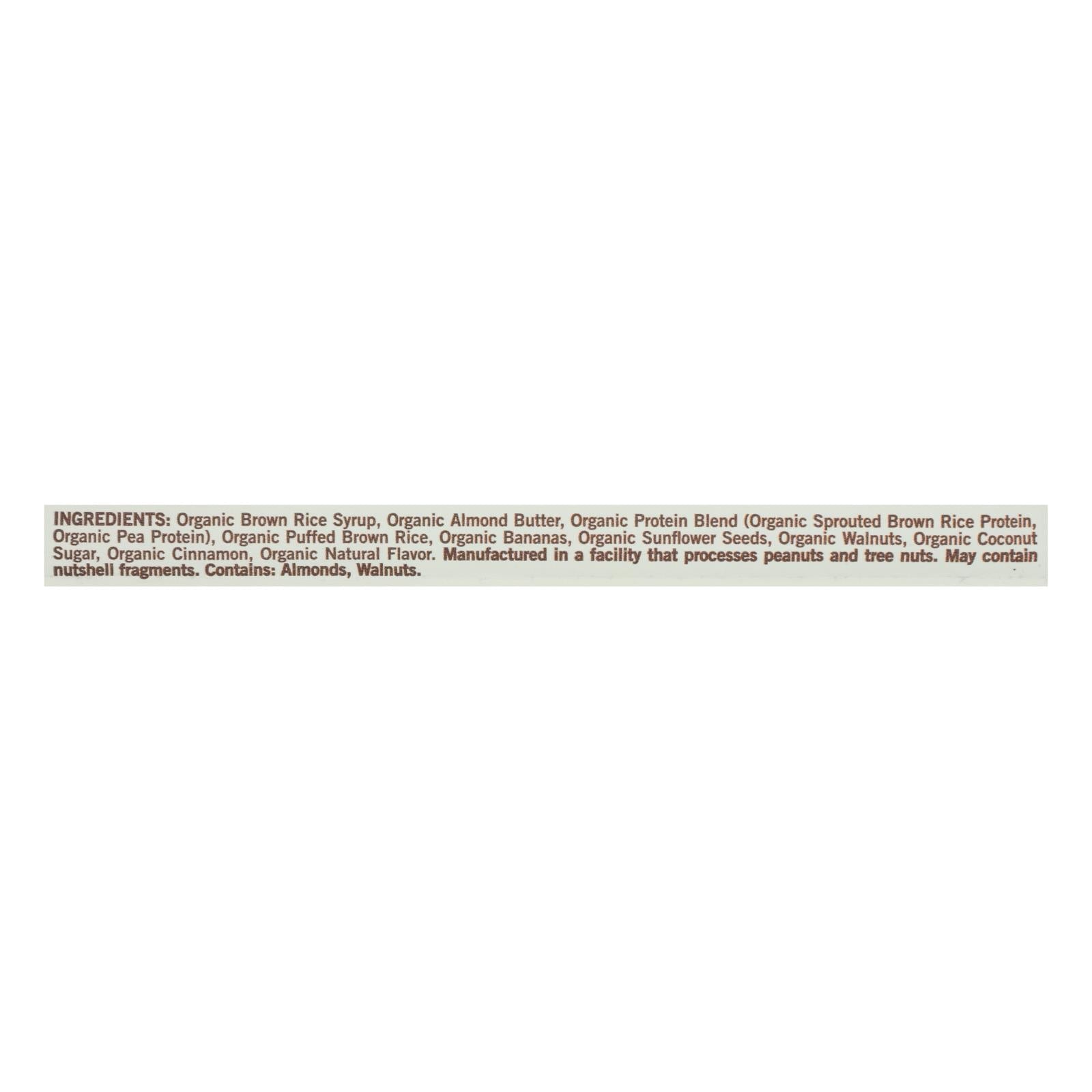 Gomacro Banana and Almond Butter Organic  (Pack of 12) - 2.3 Oz Bars