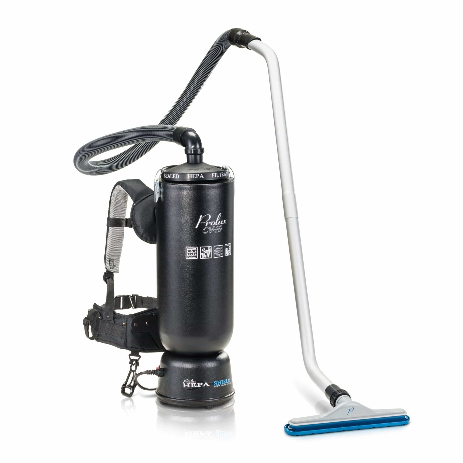 Powerful Lightweight Prolux PLC10 10qt Backpack Vacuum w/ 1 1/2