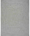 Cream Charcoal Braided Faux Jute Rug