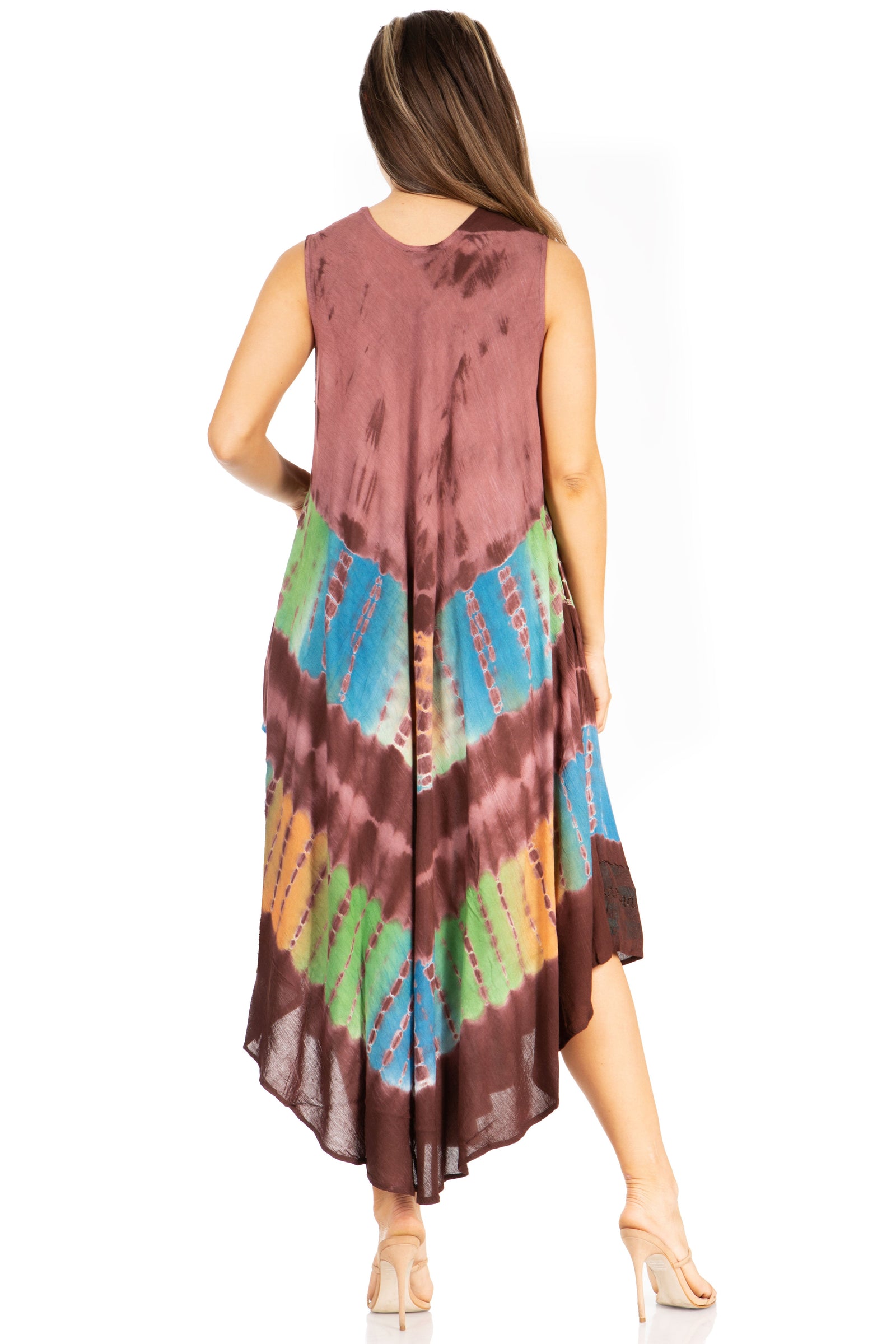 Sakkas Tasanee Caftan Tank Dress / Cover Up