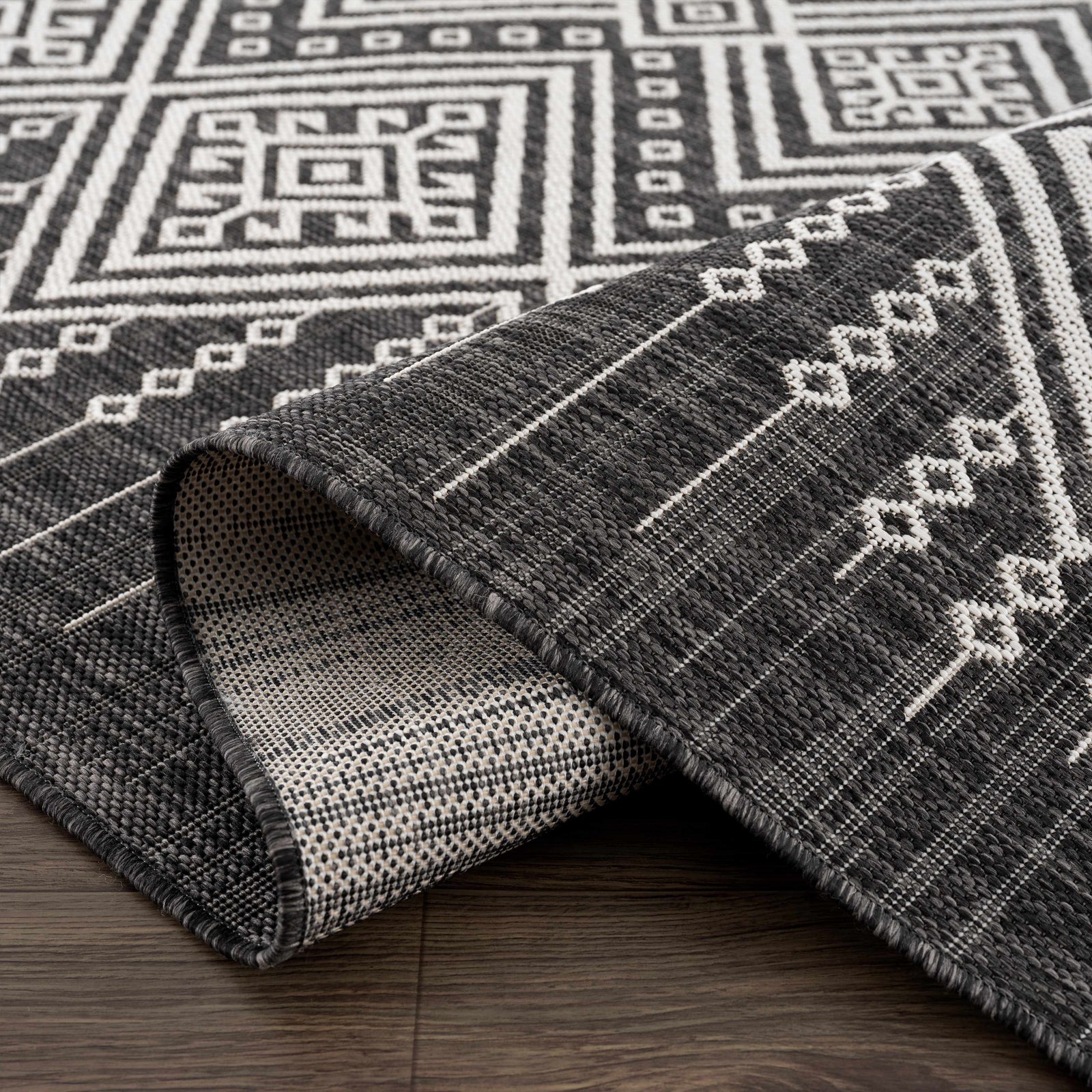Frankville Black&White All Over Performance Rug