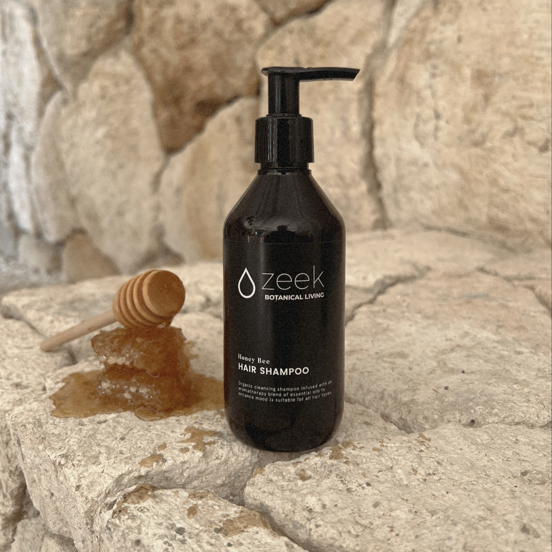 ZEEK MAYAN BEE ORGANIC HONEY HAIR SHAMPOO / 16 OZ BOTTLE