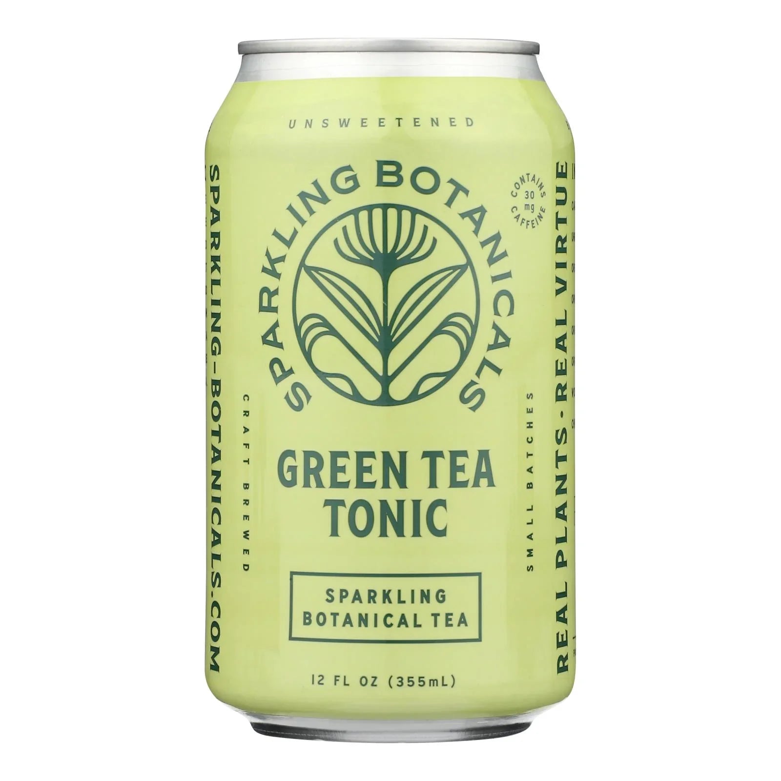Rishi Sparkling Tea Green Tonic, Green Tea Zest, 12oz. Can, Pack of 12