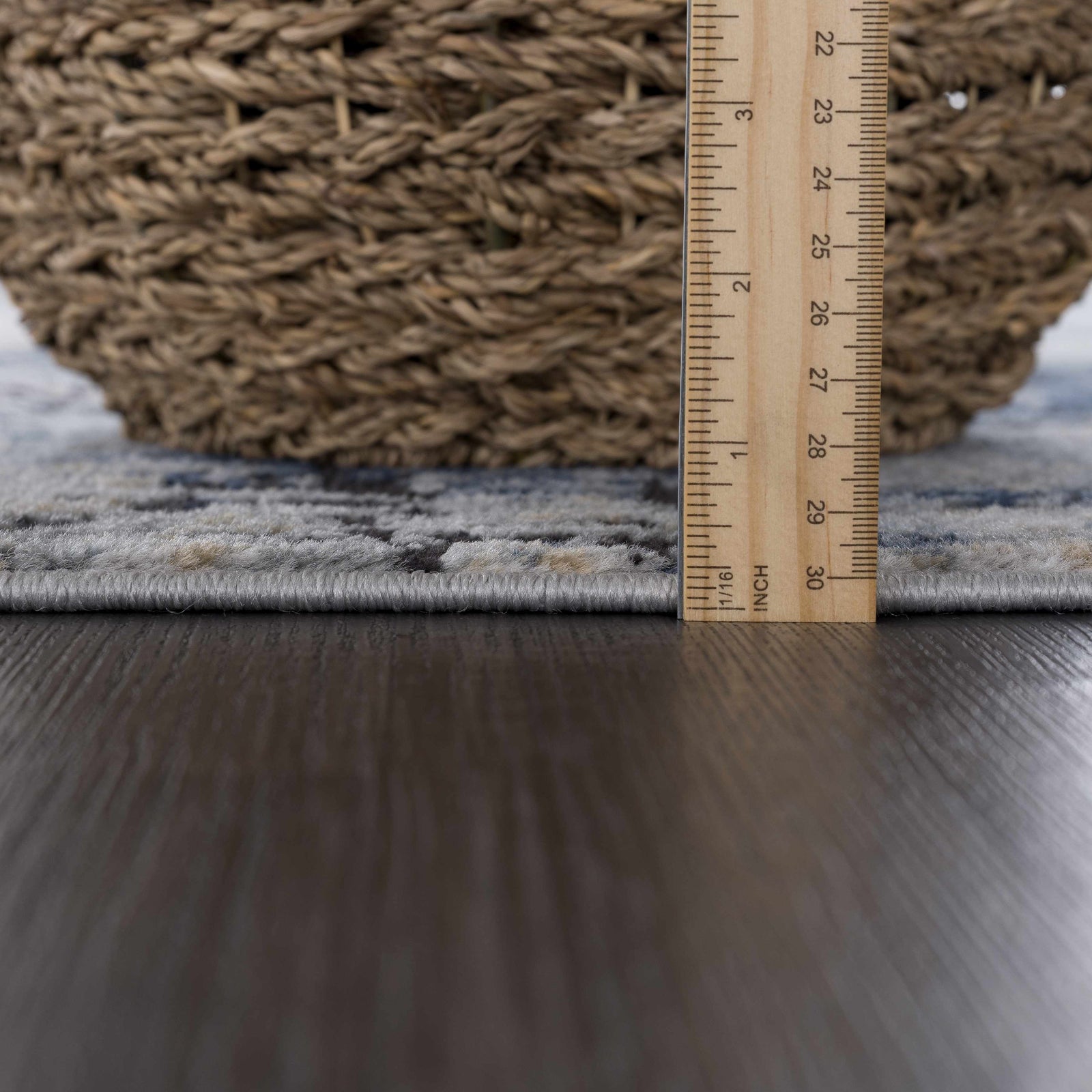 Campsall Blue Abstract Rug - Promo