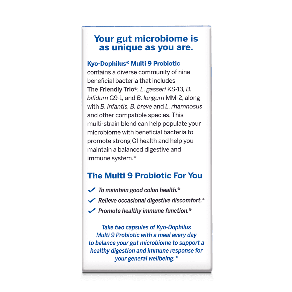 Kyolic Kyo-dophilus 9 Probiotic Supplement, 180 Capsules