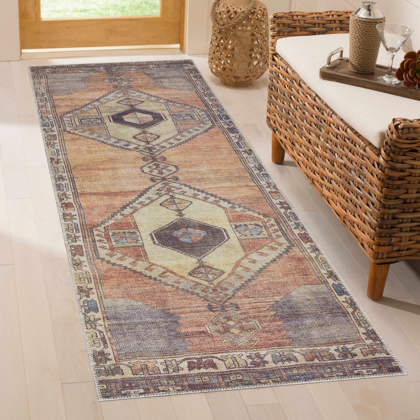 Medinah Washable Area Rug