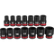 Milwaukee 49-66-7007 14PC SHOCKWAVE Impact Duty™ 3/8" Drive Metric Standard 6 Point Socket Set