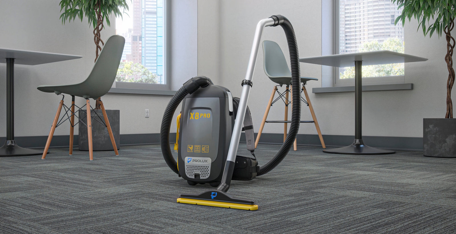 Prolux PLCX8P Pro Commercial Backpack Vacuum w/ Deluxe 1 1/2