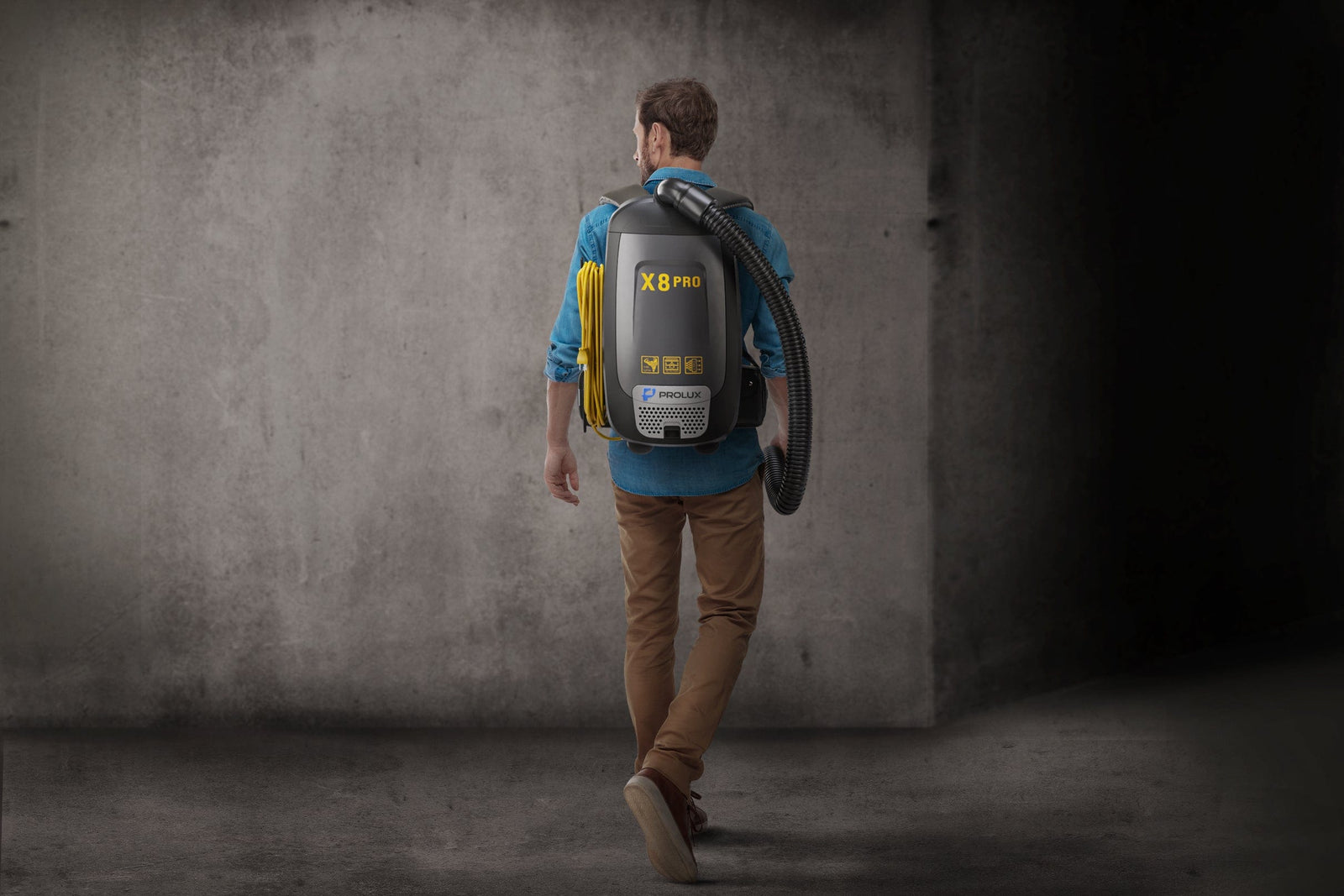 Prolux PLCX8P Pro Commercial Backpack Vacuum w/ Deluxe 1 1/2