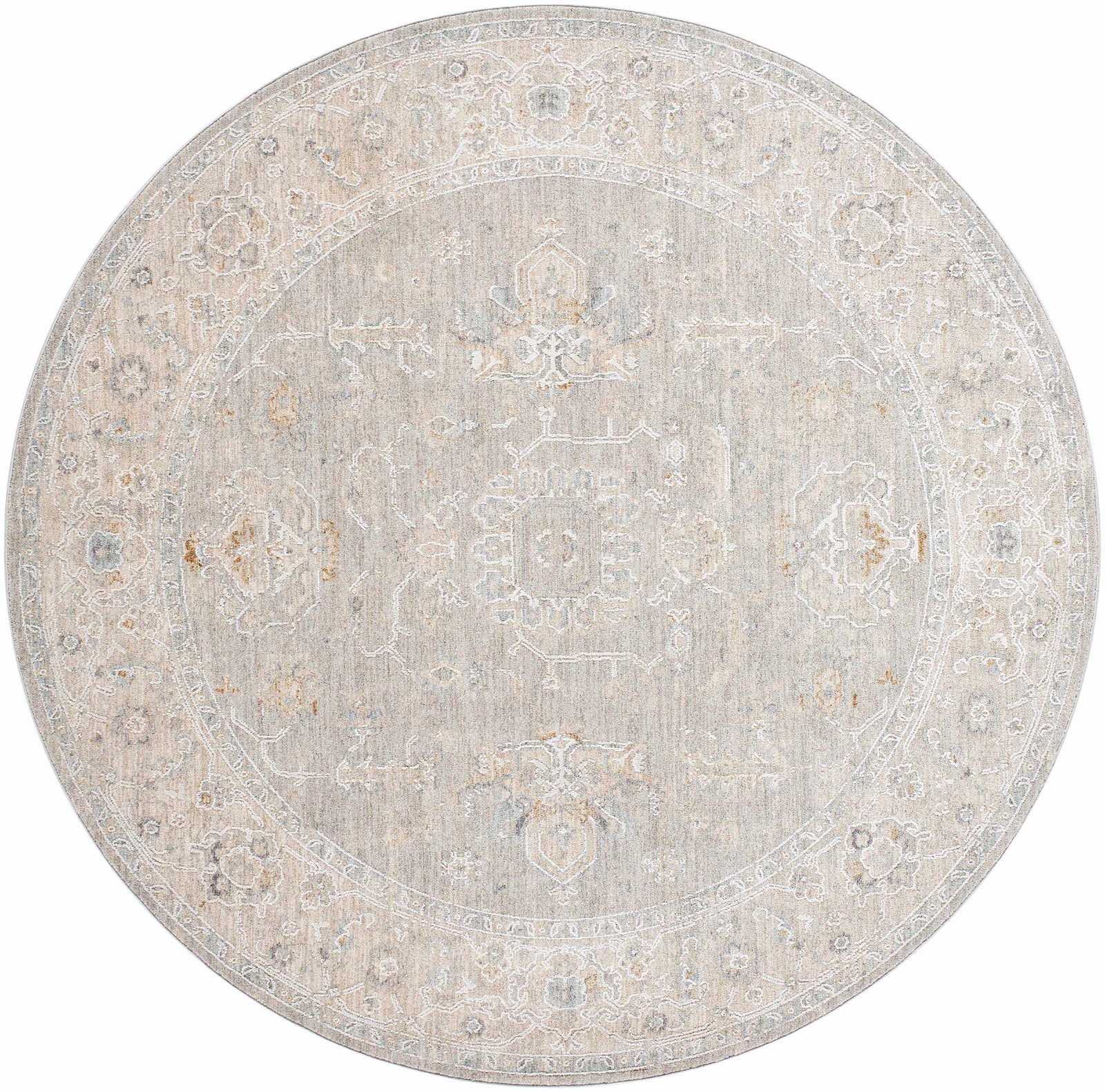 Tahmoor Gray Statement Rug - Clearance