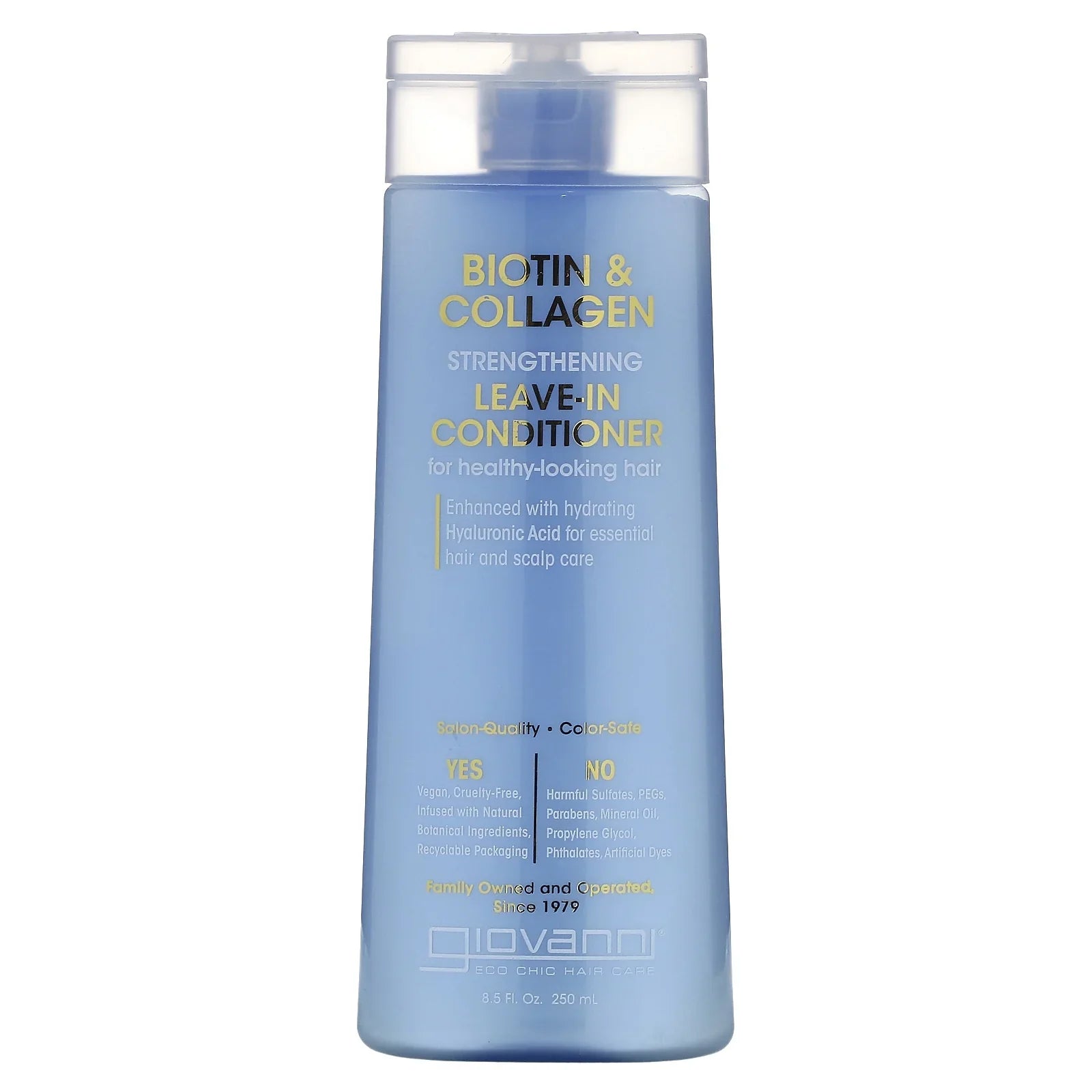 Giovanni Hair Care Products - Bio Collagen Leave-In Conditioner, 8.5 fl oz - Hydrating Hair Treatment