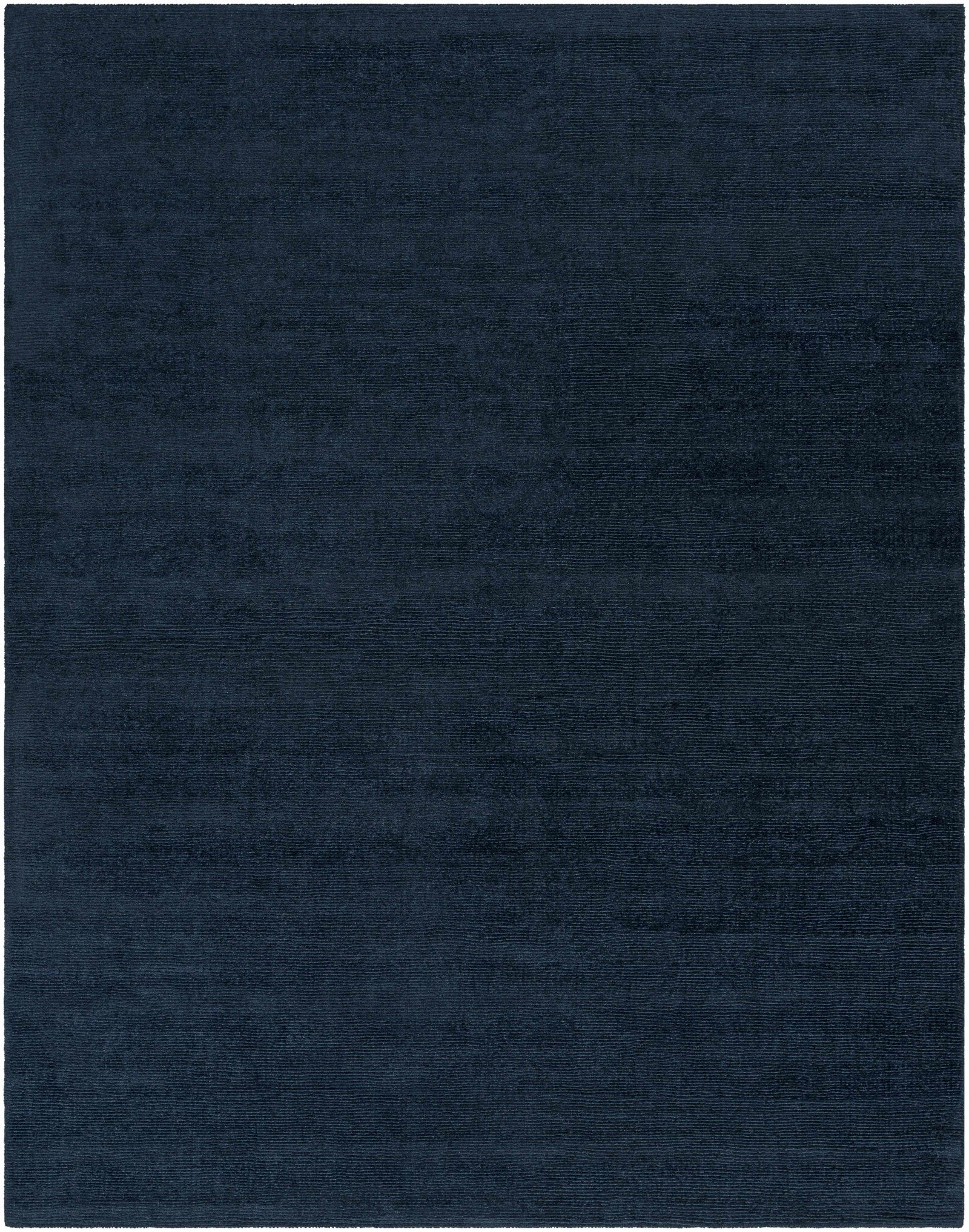 Brockton Solid Wool Dark Blue Area Rug